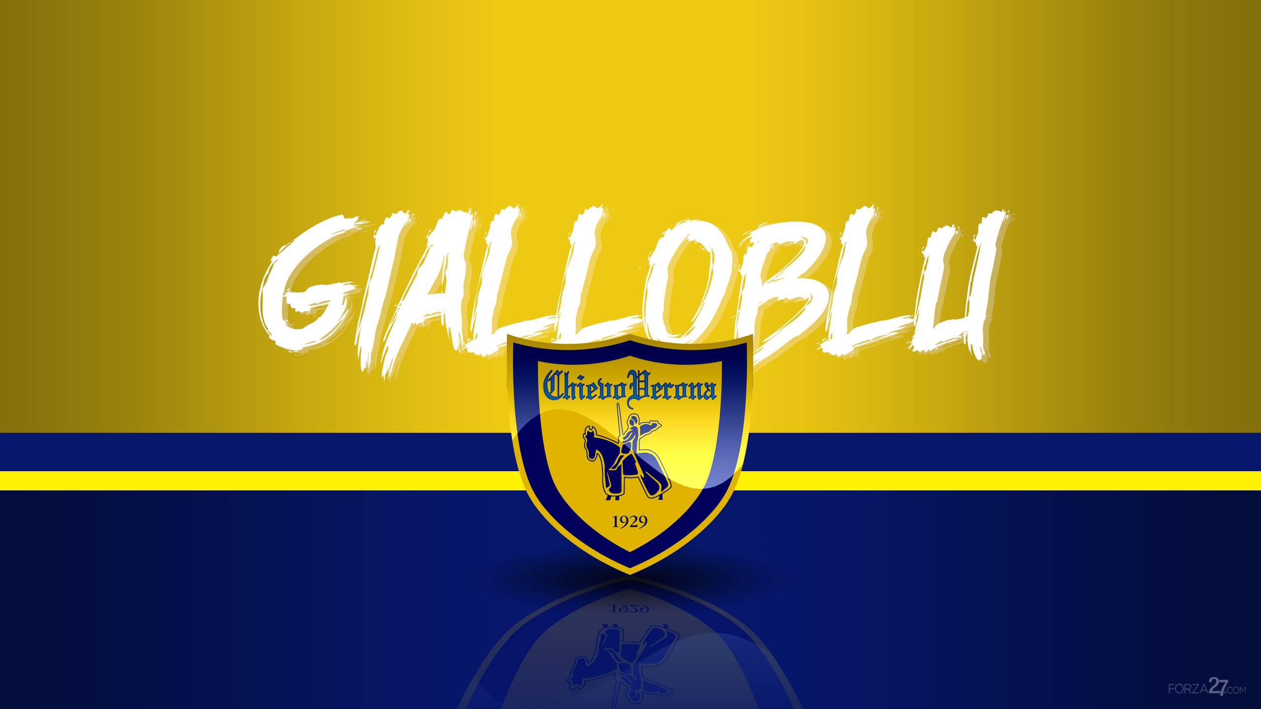 A.C. ChievoVerona Gialloblu Soccer Logo Emblem HD Wallpaper