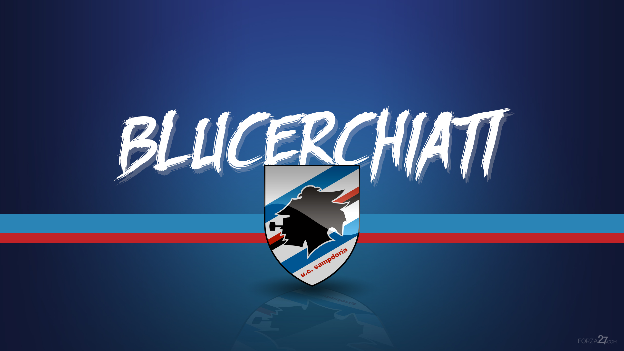 U.C. Sampdoria Blucerchiati Soccer Emblem HD Wallpaper