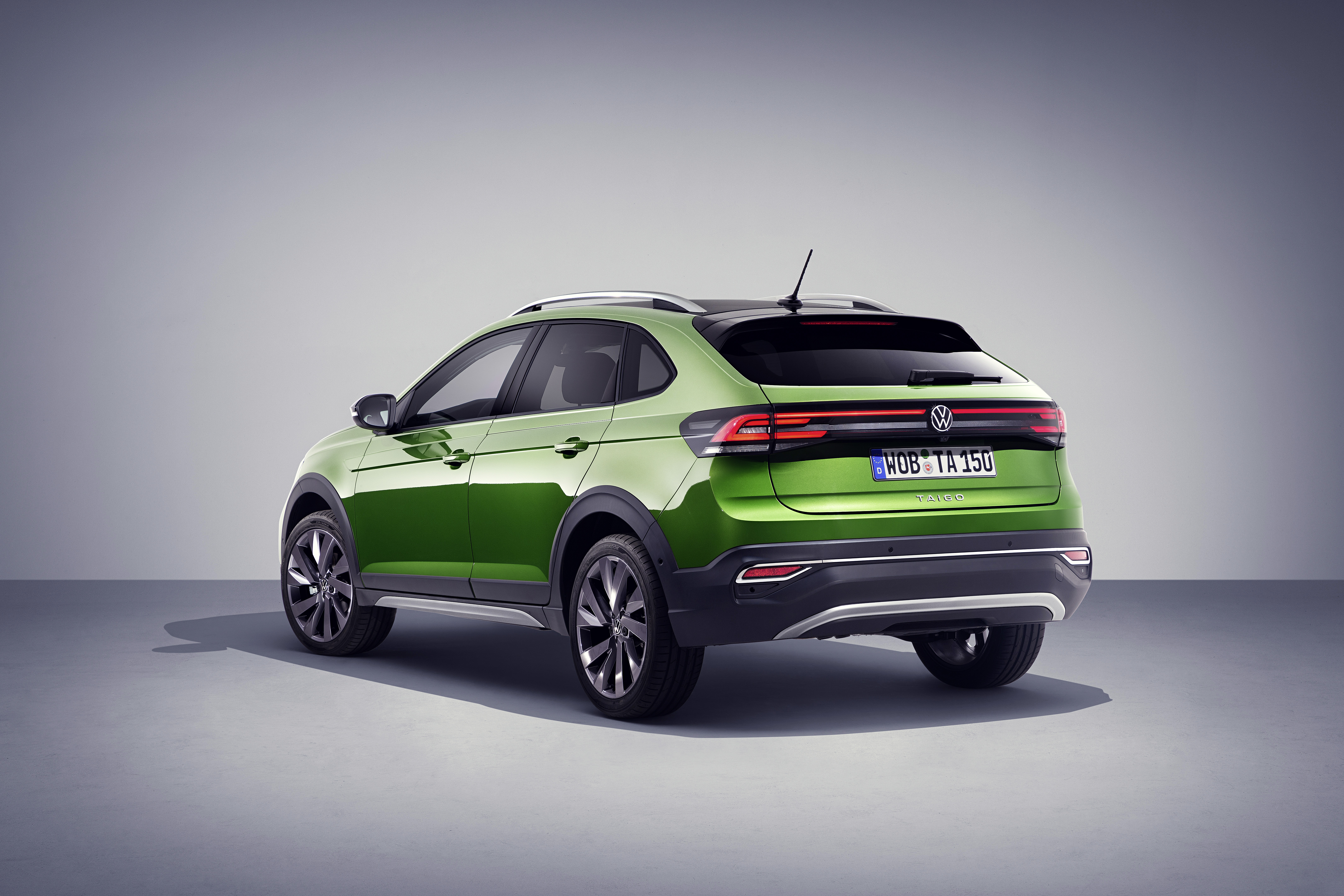 Green Volkswagen Taigo SUV 4K HD Wallpaper