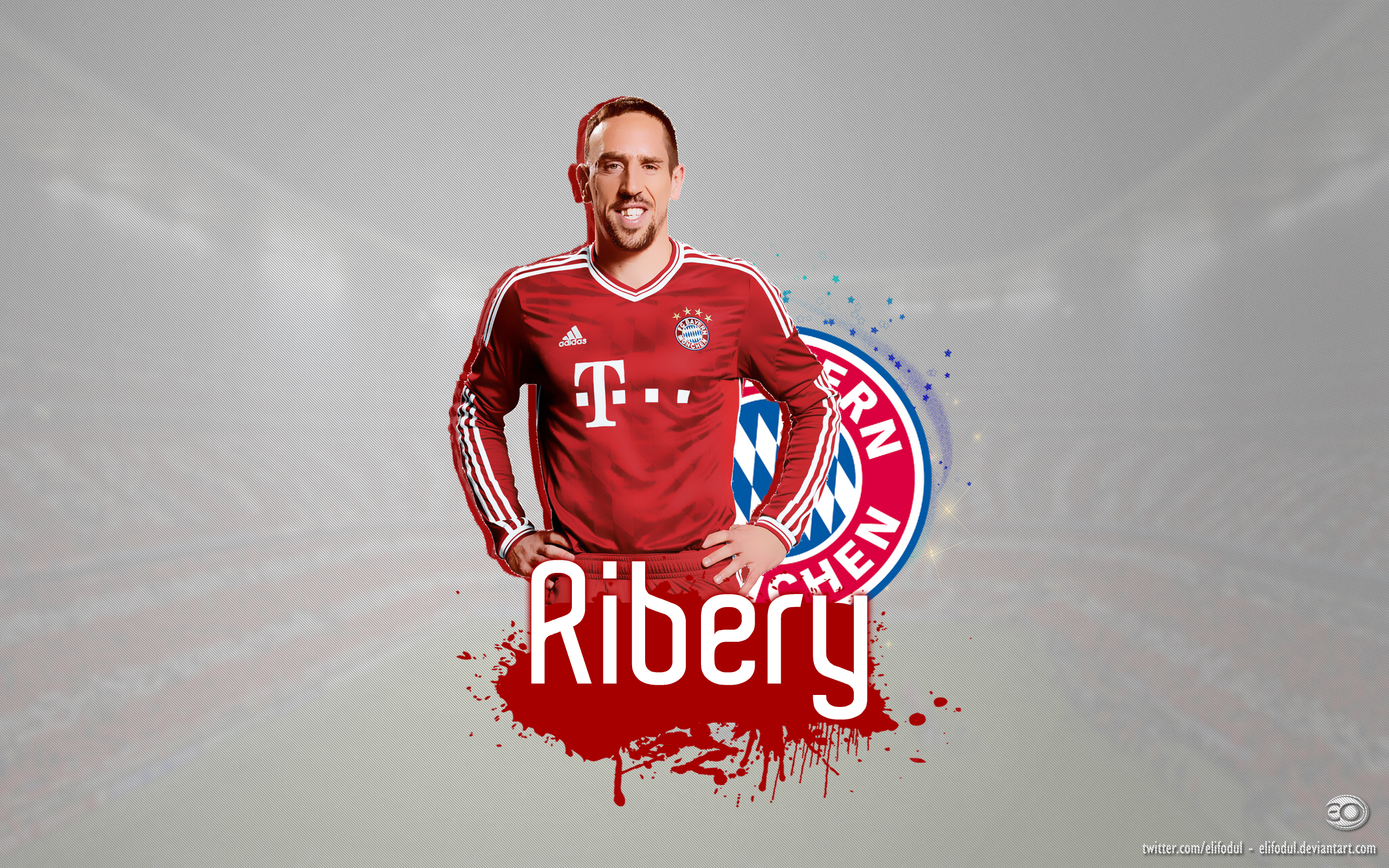Franck Ribéry FC Bayern Munich Player Art HD Wallpaper