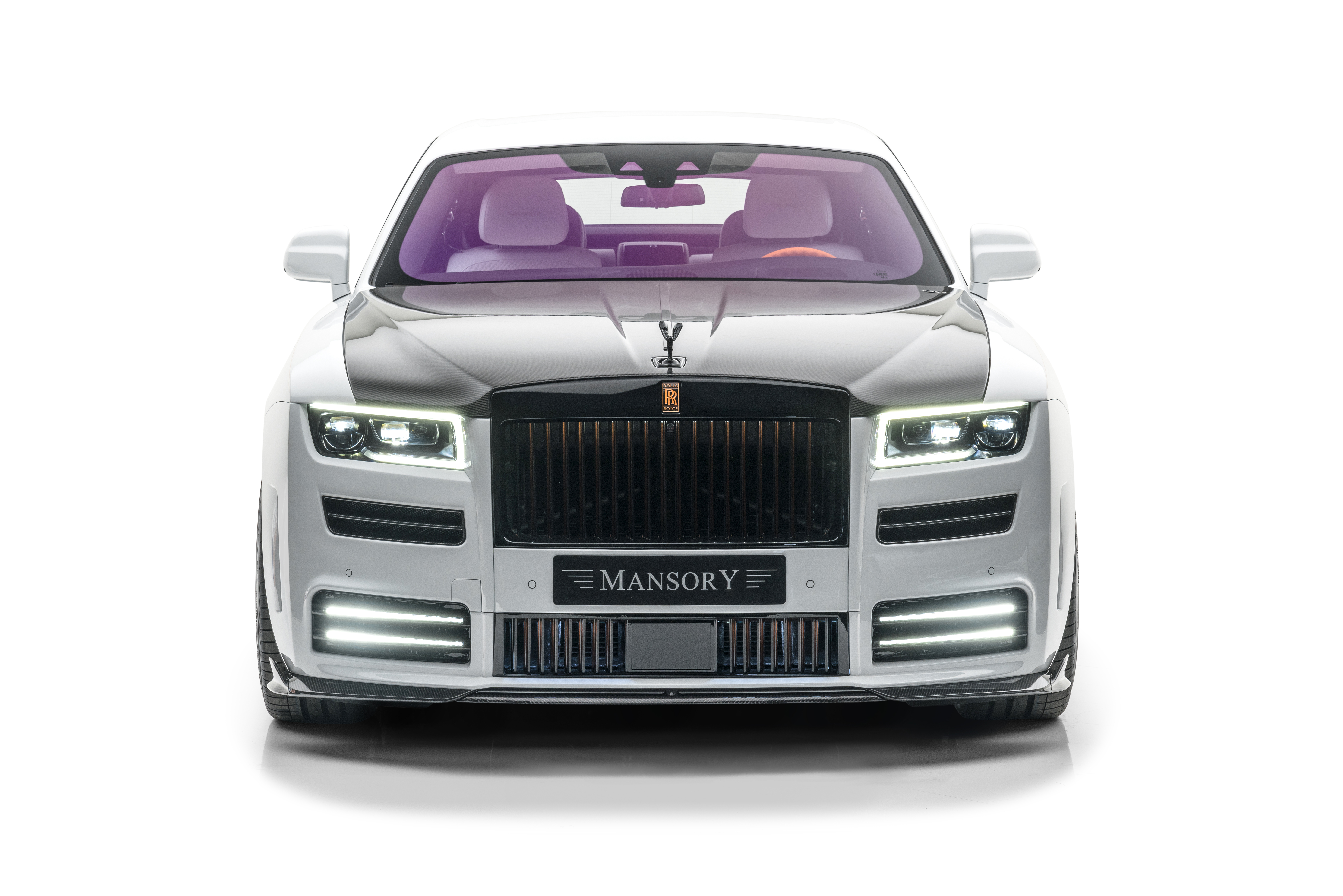 Mansory Rolls-Royce Ghost luxury car front view HD Wallpaper