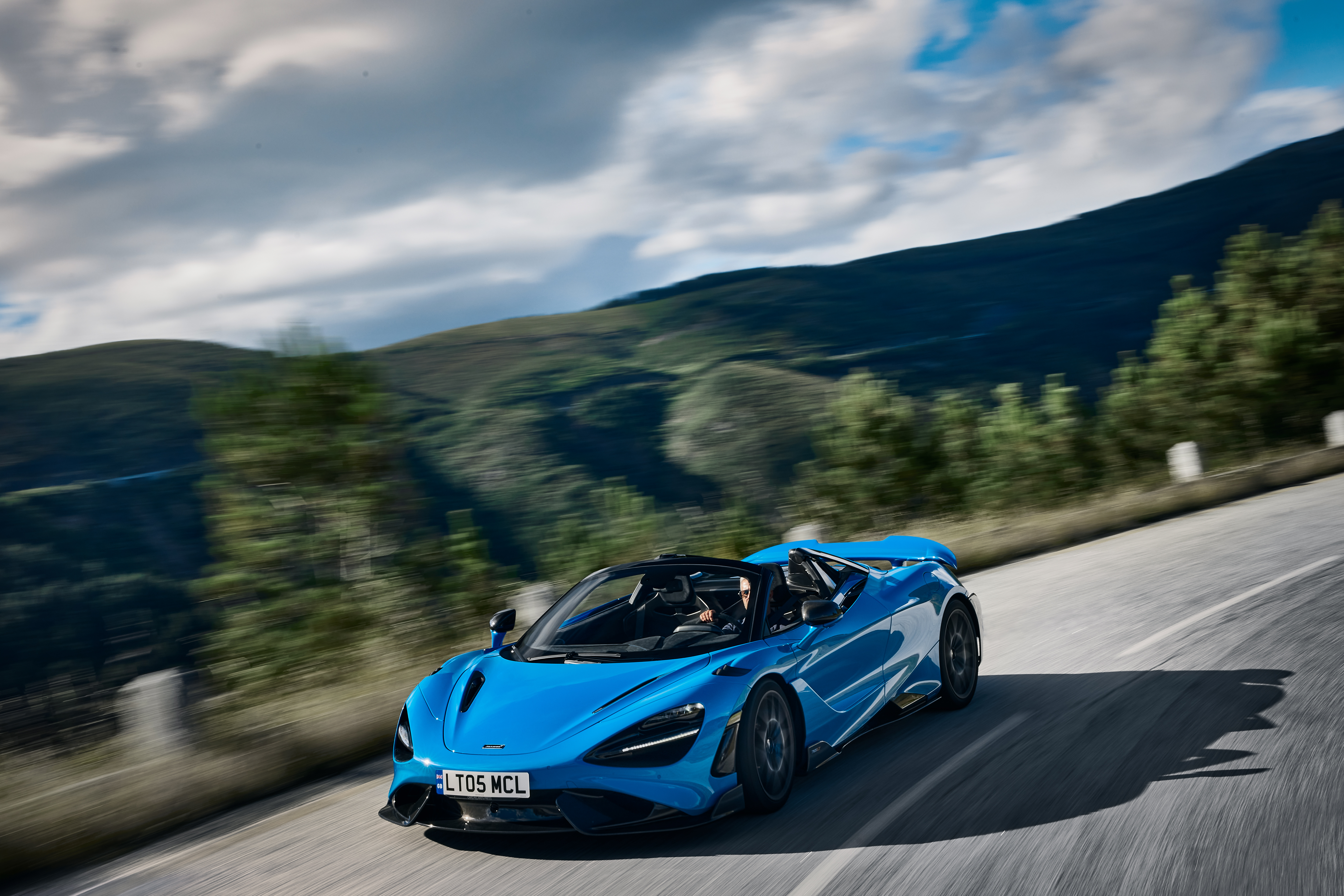 McLaren 765LT Spider 4K Supercar Driving HD Wallpaper