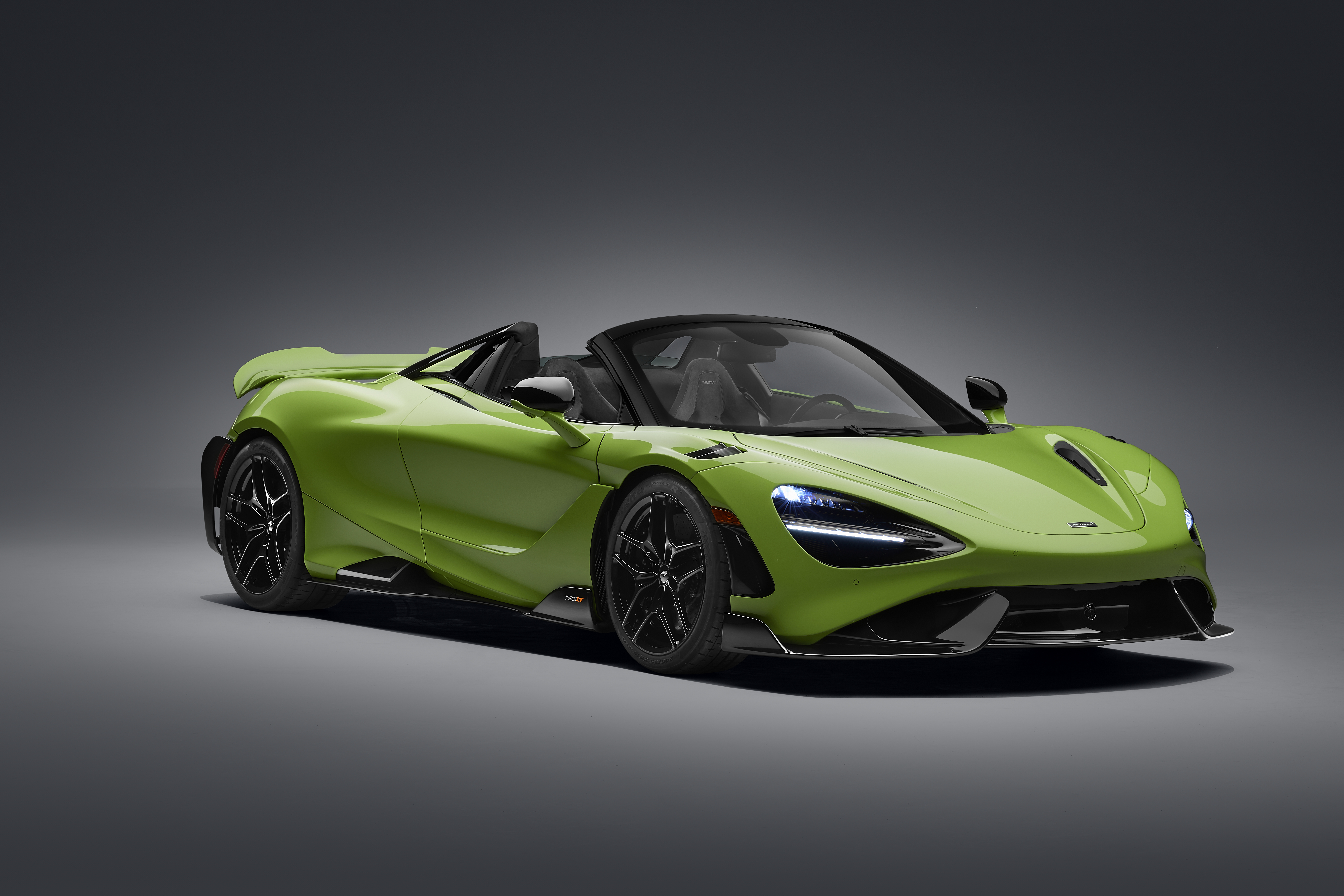 Green McLaren 765LT Spider Supercar 4K HD Wallpaper