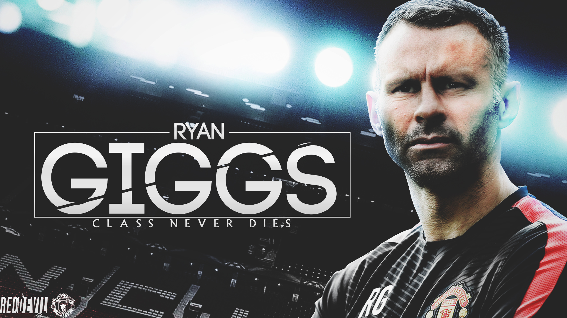 Ryan Giggs Manchester United: Class Never Dies HD Wallpaper