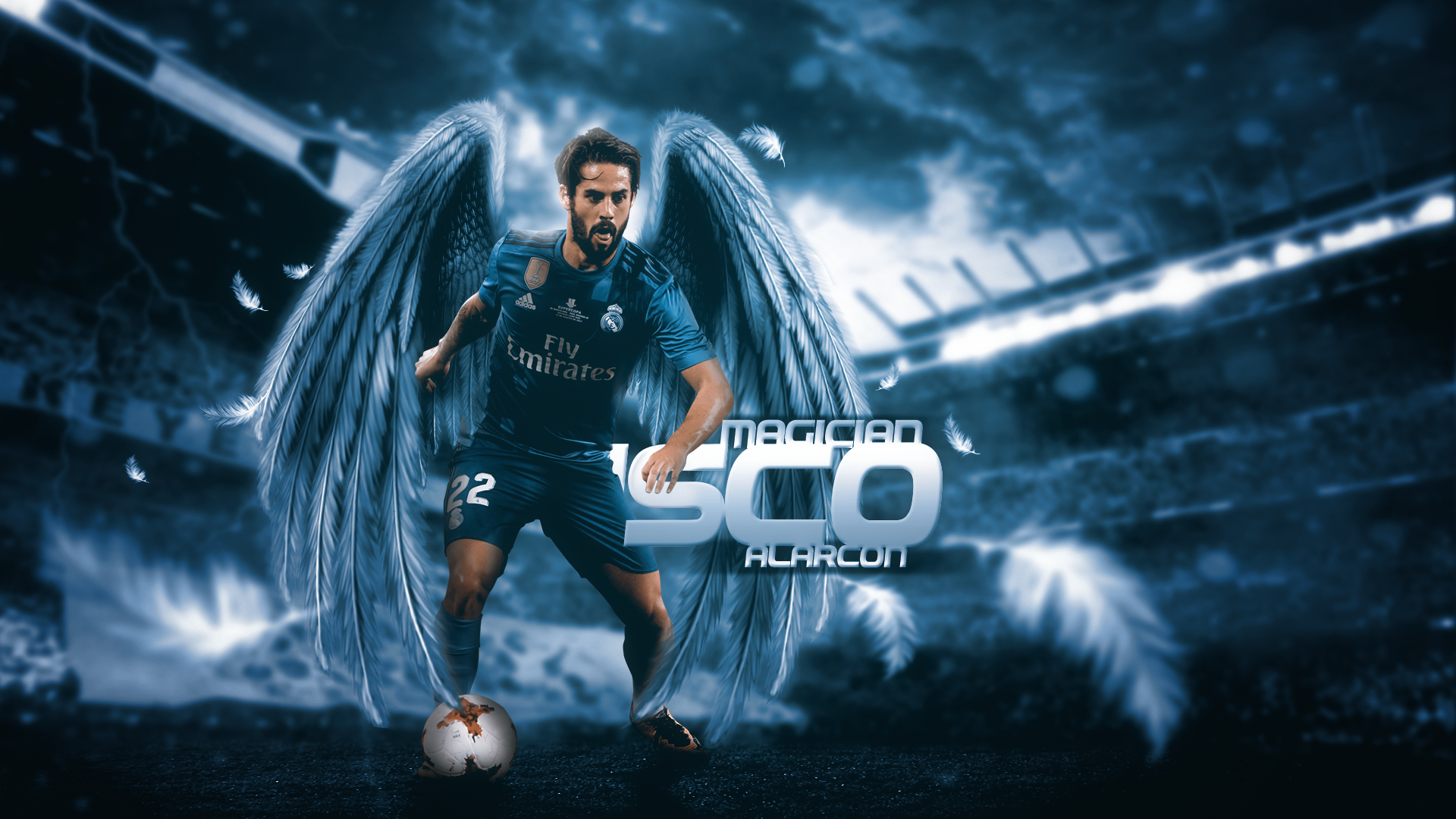 Isco Alarcon, Real Madrid's Magician with Angel Wings HD Wallpaper