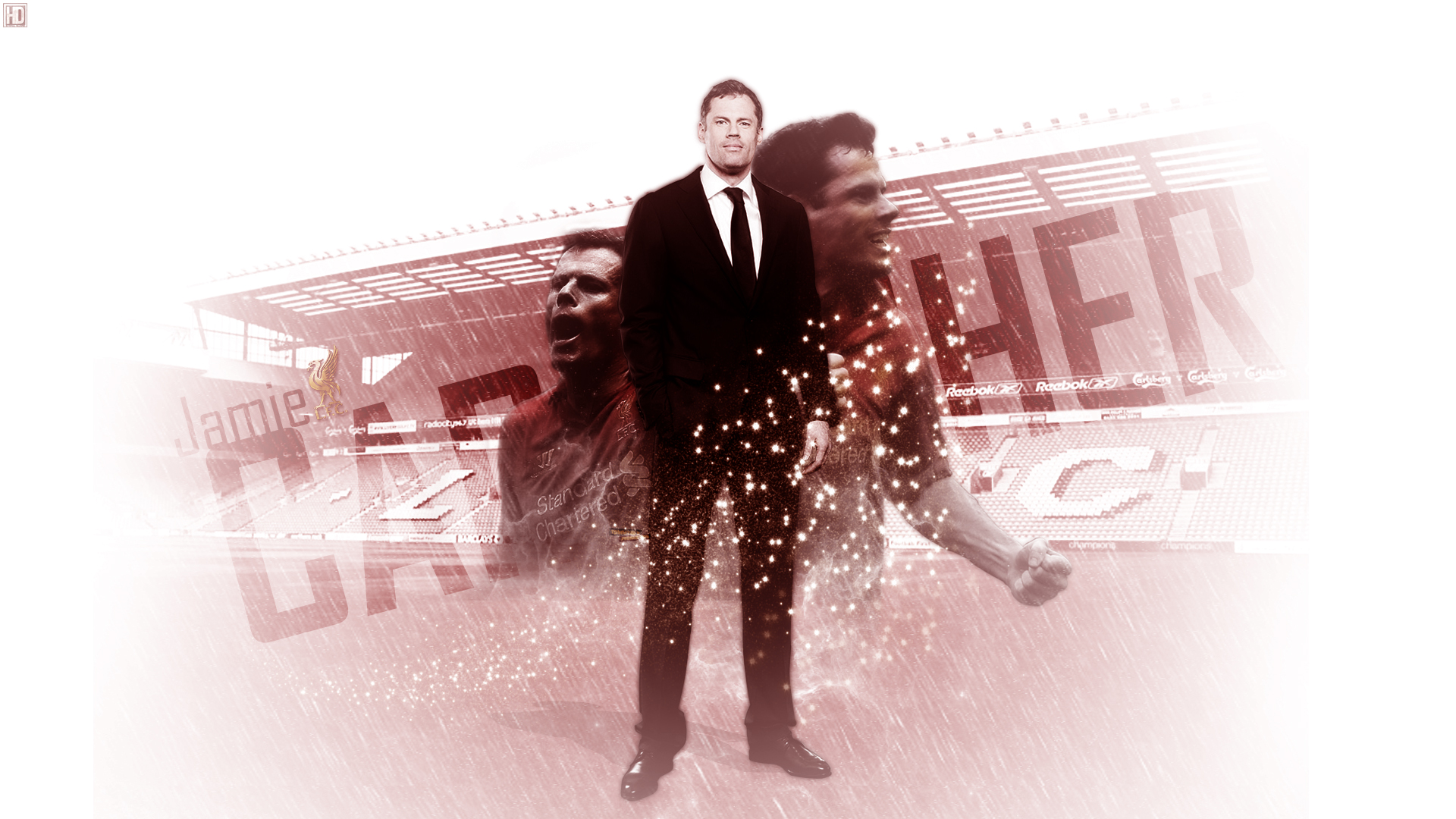 Jamie Carragher: Liverpool F.C. Soccer Legend Tribute HD Wallpaper