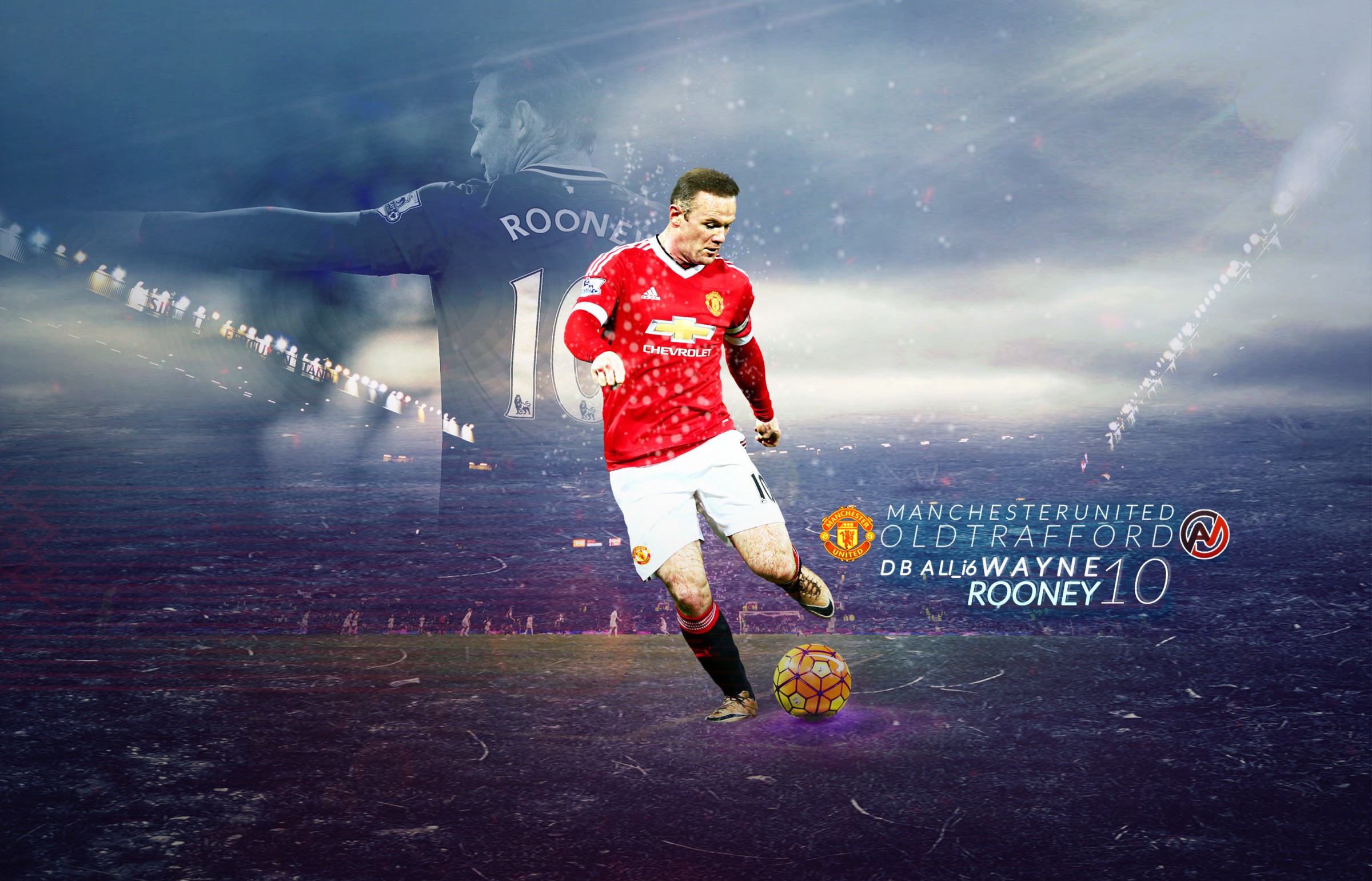Wayne Rooney Manchester United Old Trafford Soccer HD Wallpaper