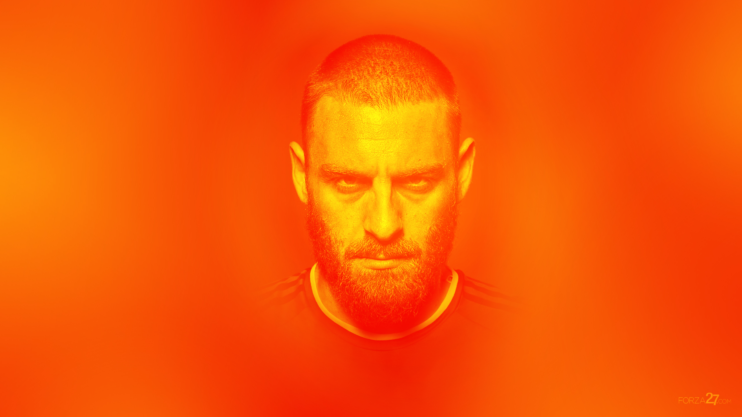 Daniele De Rossi: Fiery Italian Soccer Star HD Wallpaper