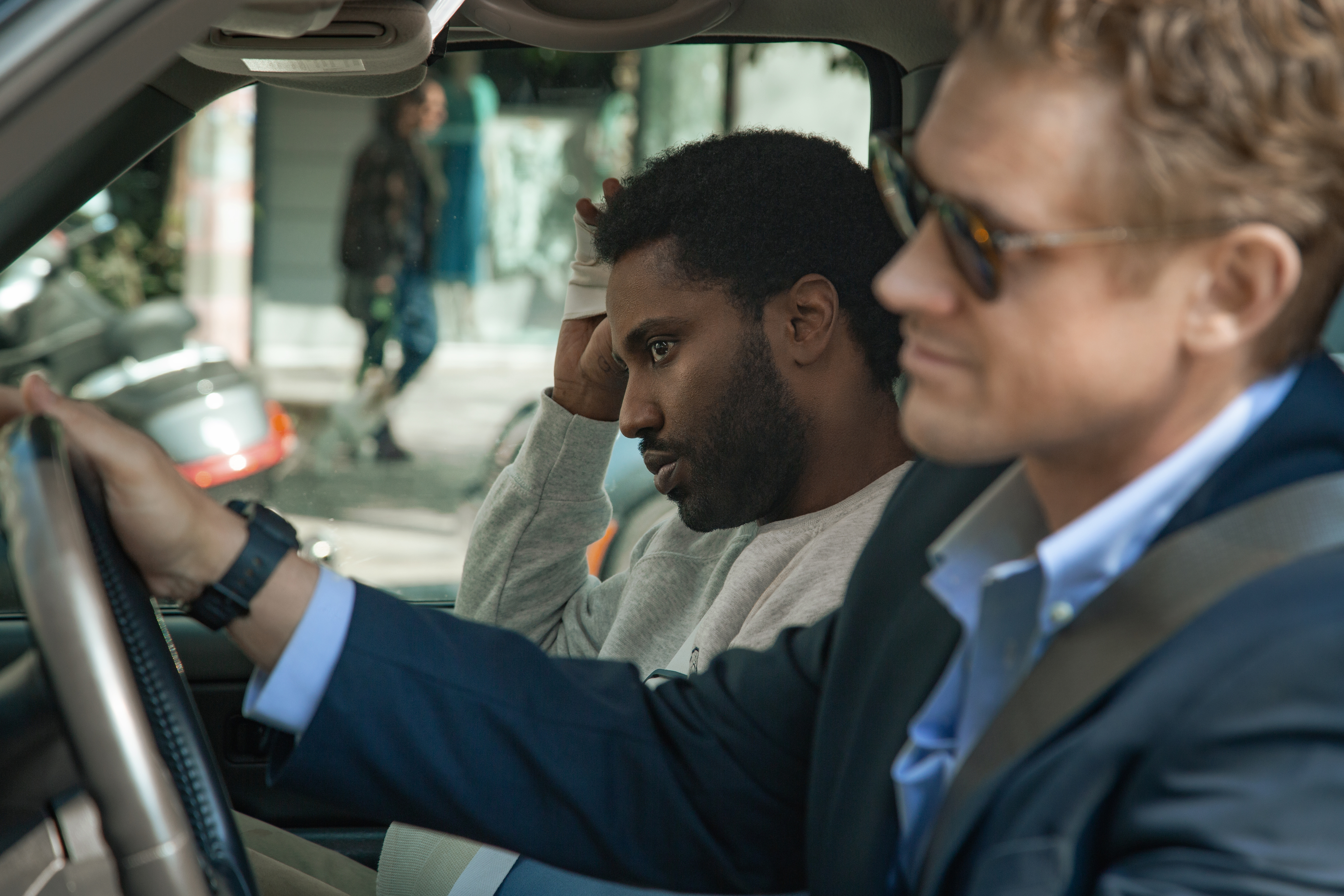 John David Washington and Boyd Holbrook in Beckett HD Wallpaper