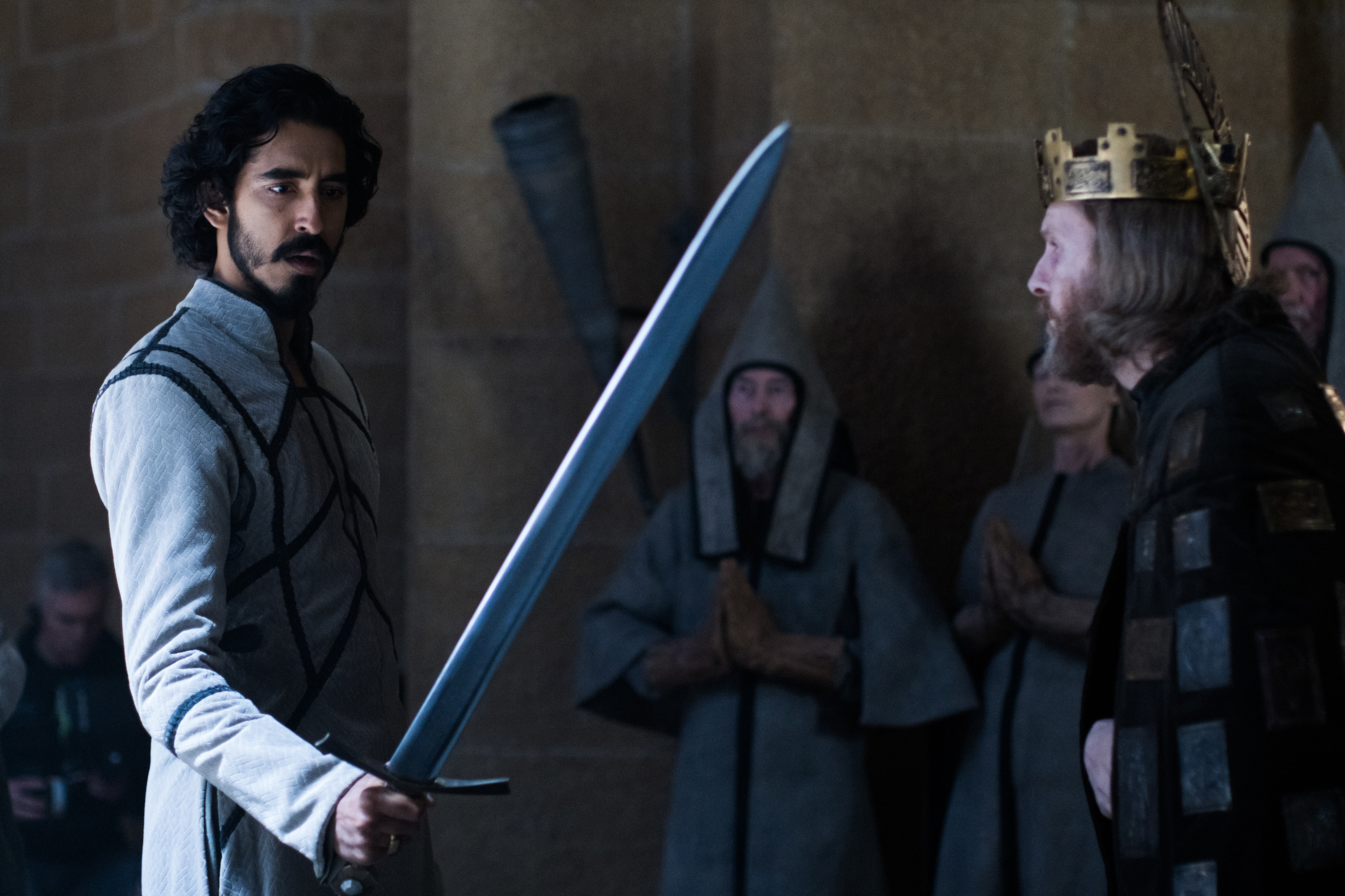Dev Patel holding a sword in The Green Knight HD Wallpaper