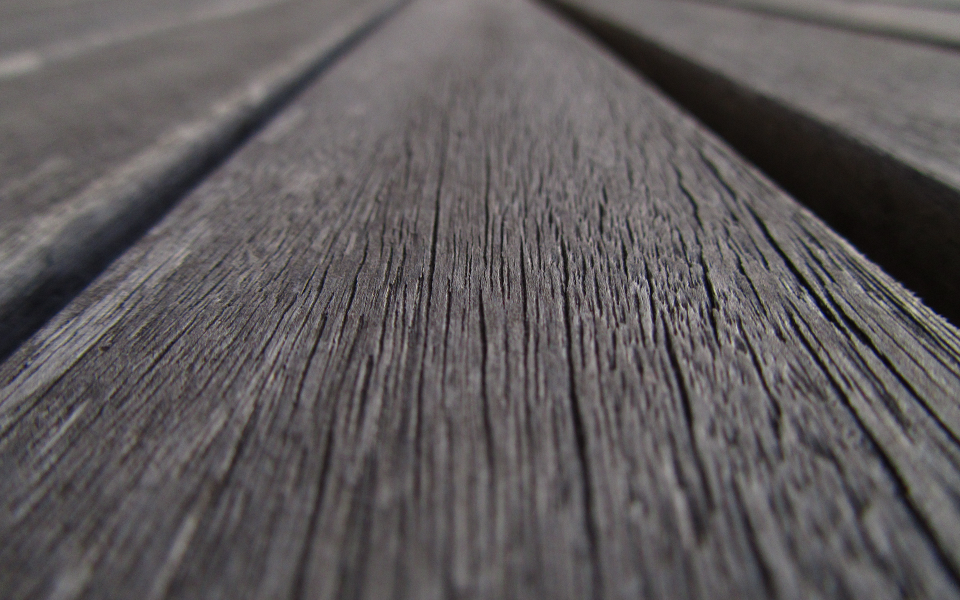 Close-up of Weathered Grey Wood Grain HD Wallpaper