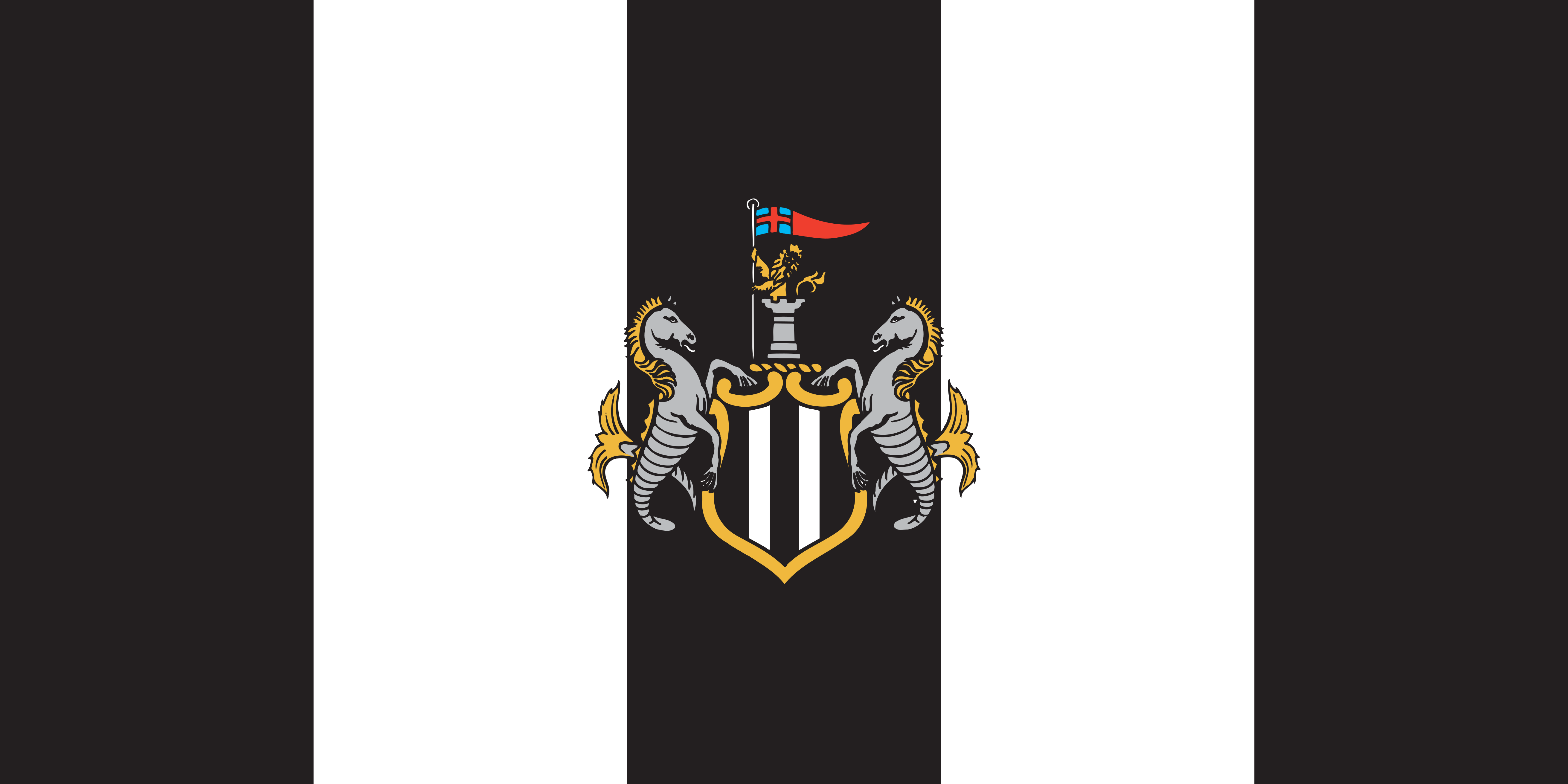 Newcastle United F.C. Soccer Emblem HD Wallpaper