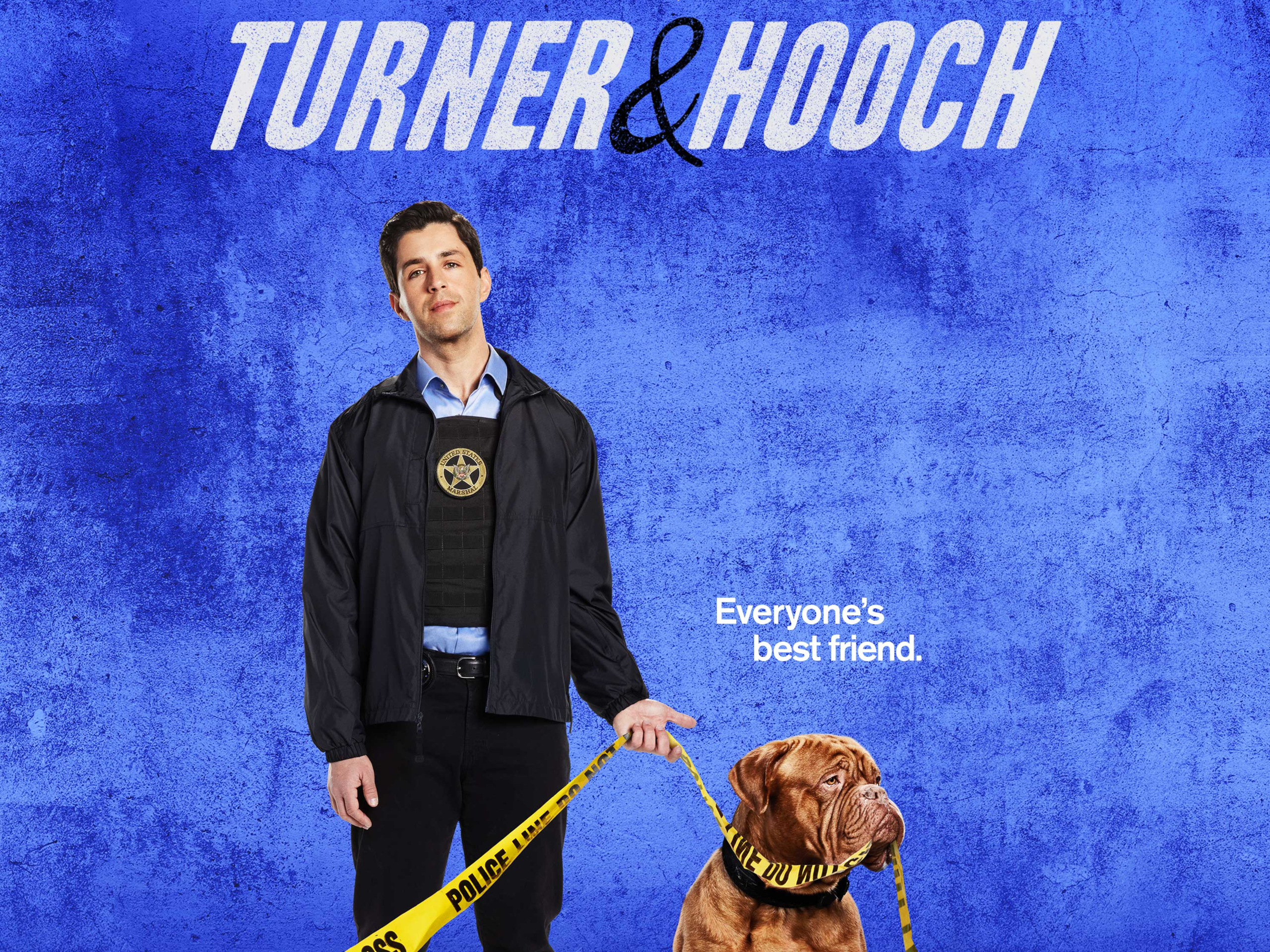 Turner & Hooch: Josh Peck and his dog HD Wallpaper