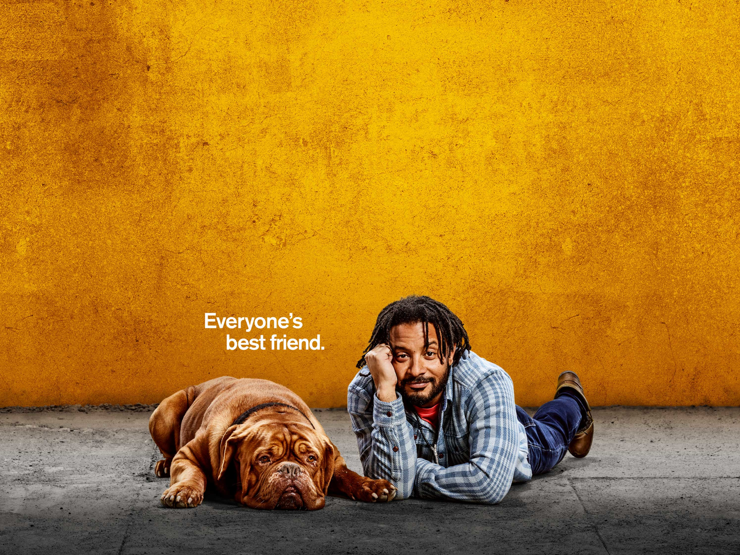 Brandon Jay McLaren and dog, Everyone's best friend HD Wallpaper
