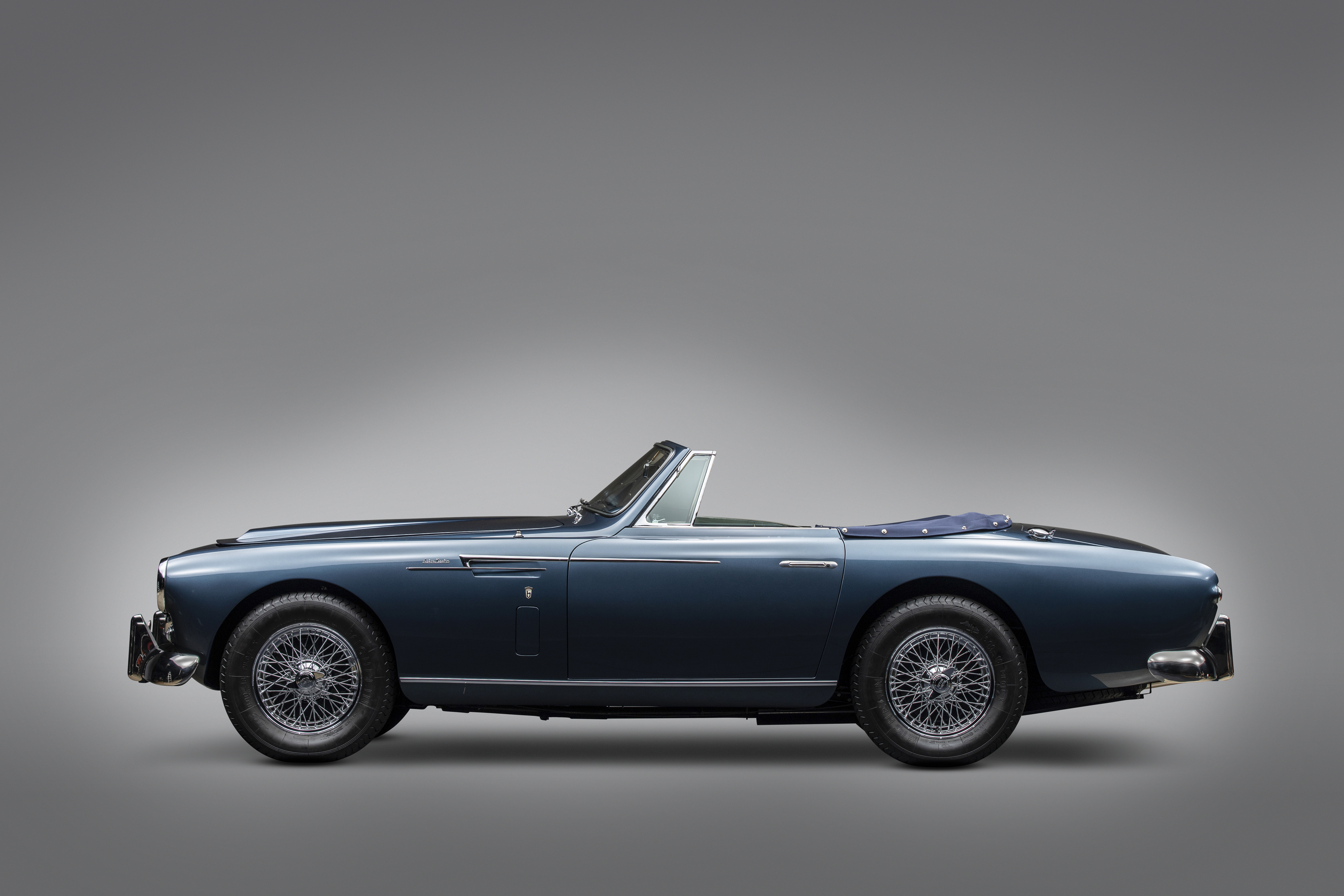 1954 Aston Martin DB2/4 Drophead Coupe Sport Car HD Wallpaper