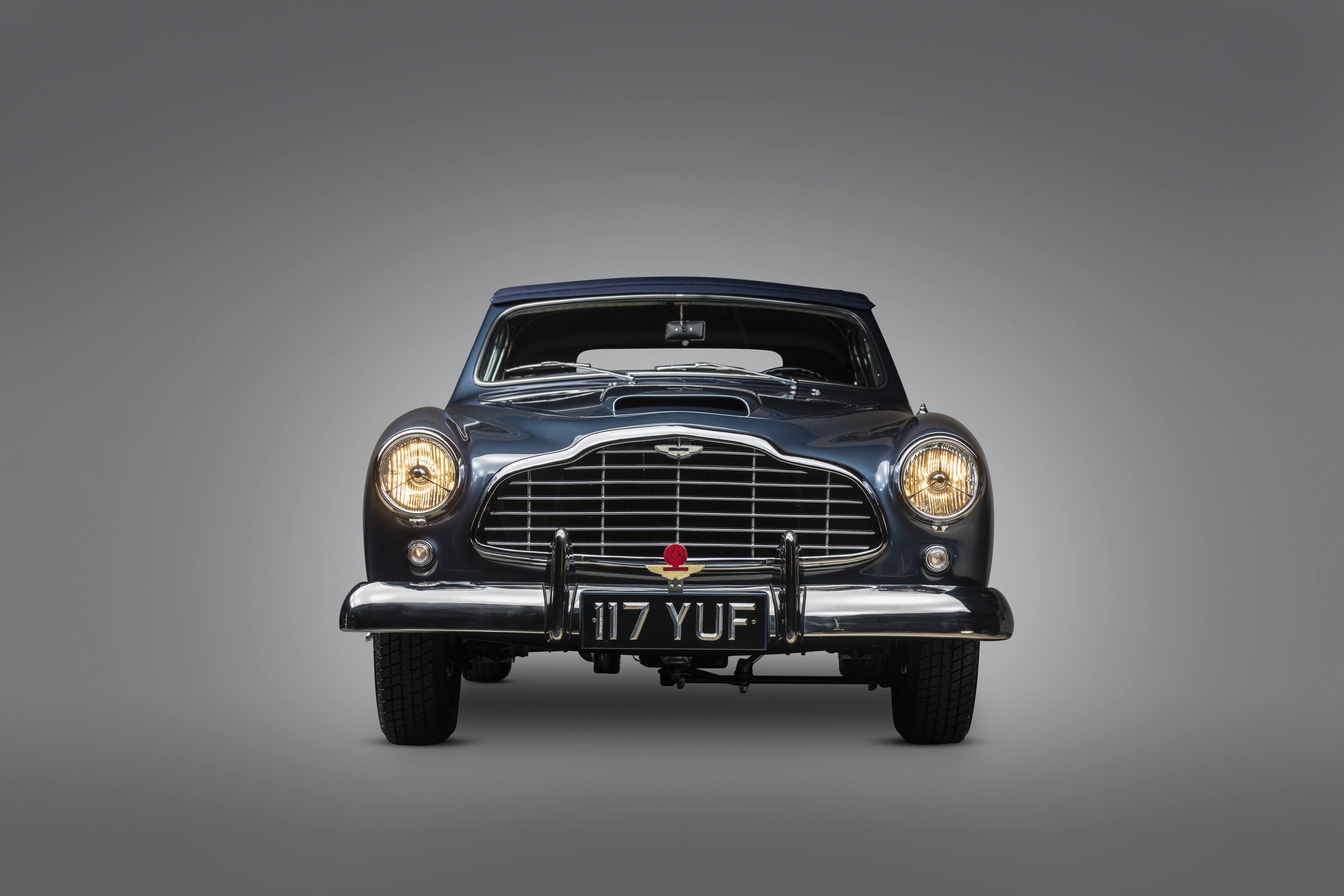 1954 Aston Martin DB2/4 Drophead Coupe front view HD Wallpaper