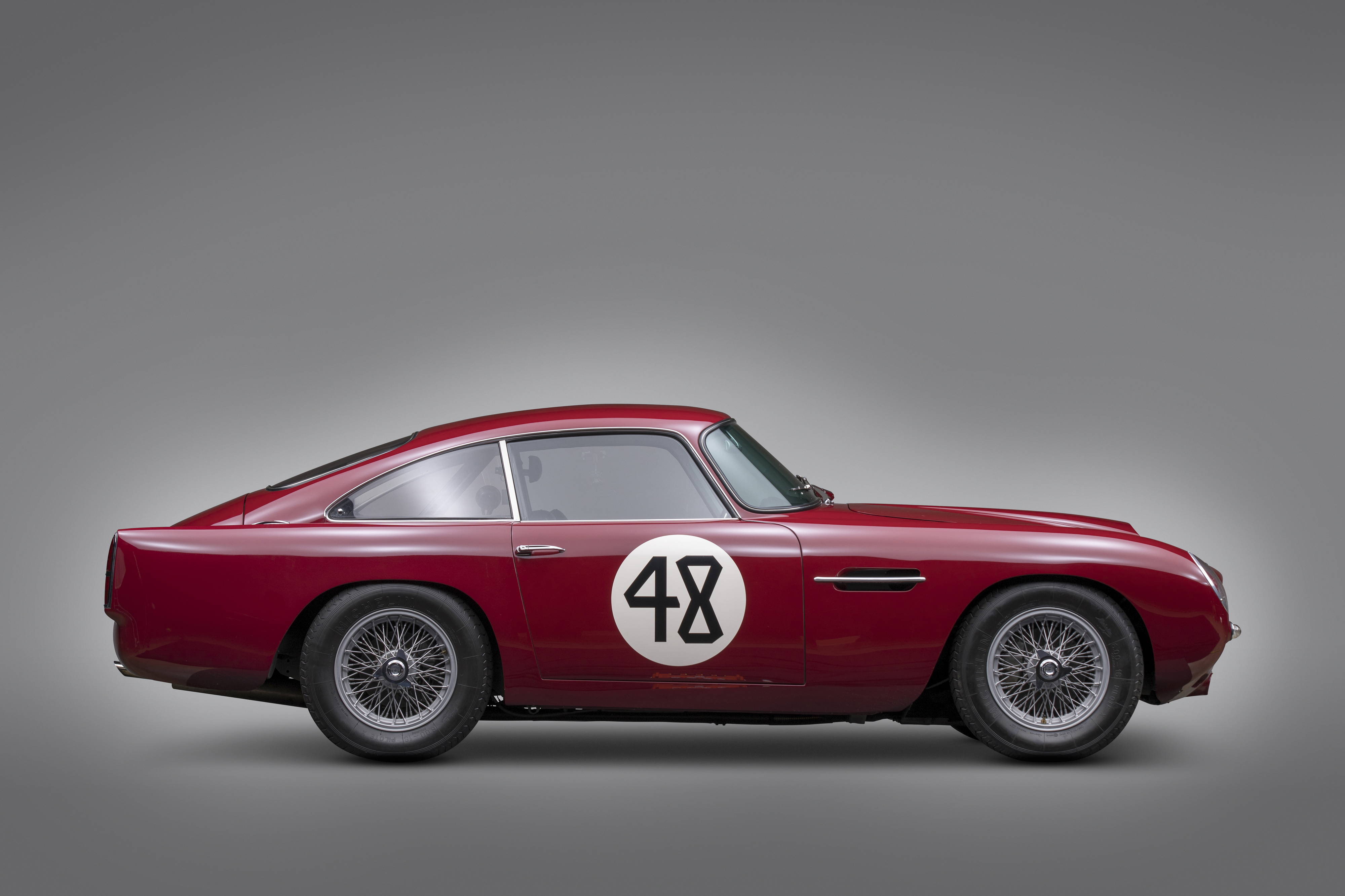 Red Aston Martin DB4 GT Lightweight Grand Tourer HD Wallpaper