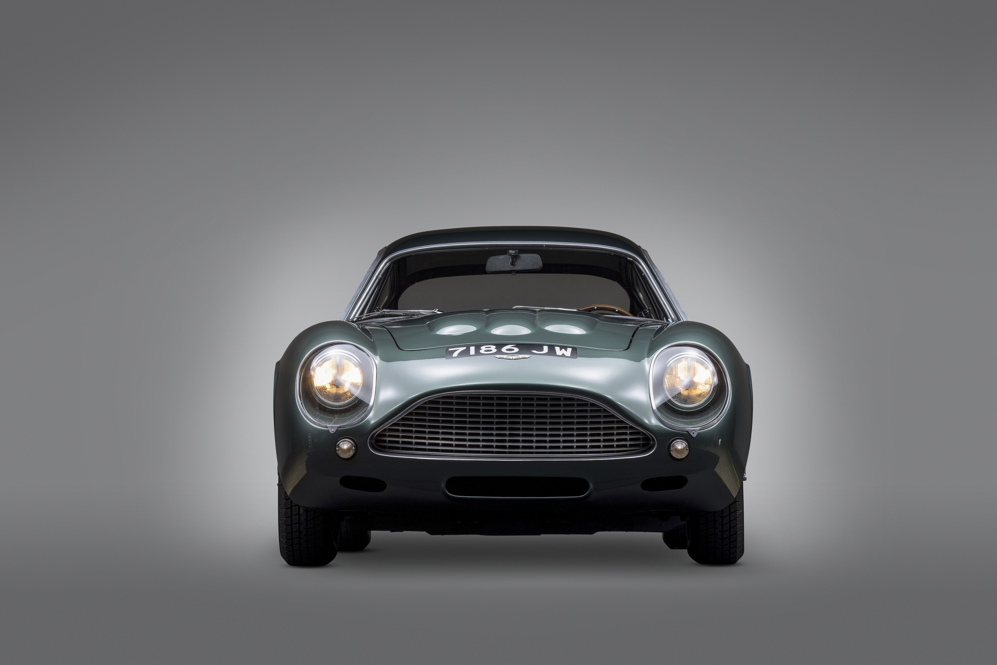Classic Aston Martin DB4 GTZ Sanction II front view HD Wallpaper