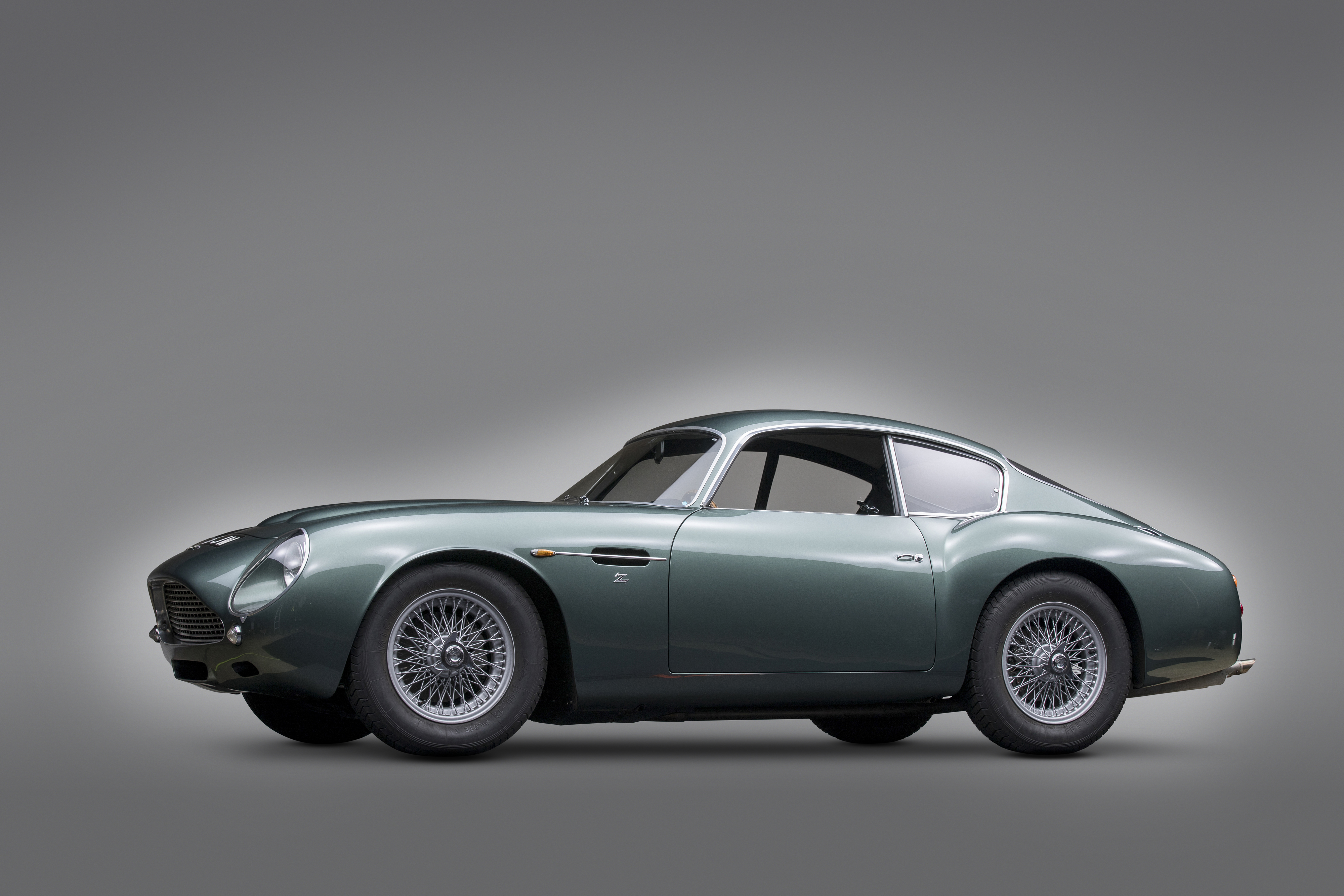 1989 Green Aston Martin DB4 GTZ Sanction II Sport Car HD Wallpaper