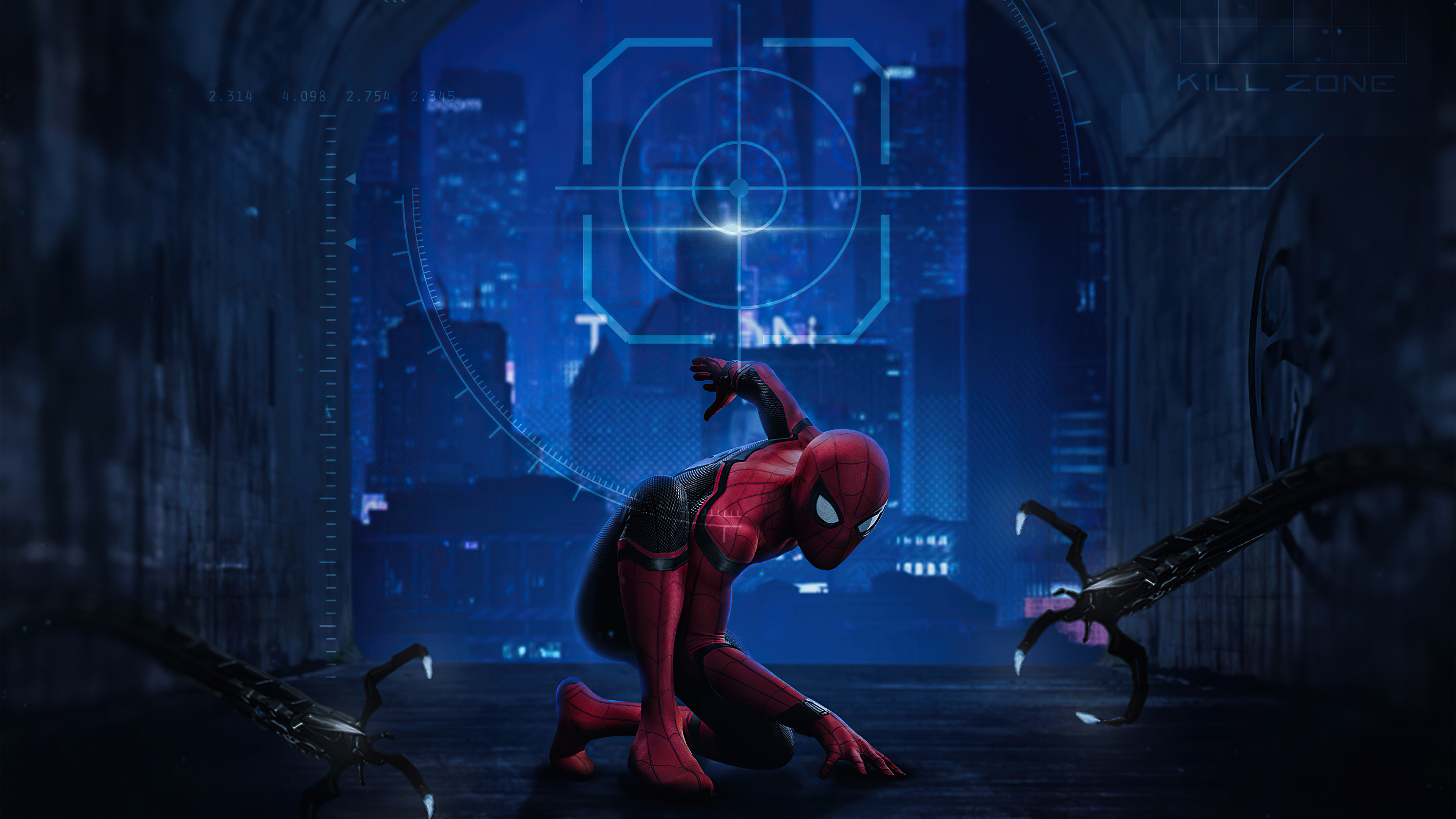 Spider-Man: No Way Home - Targeted by Doc Ock HD Wallpaper