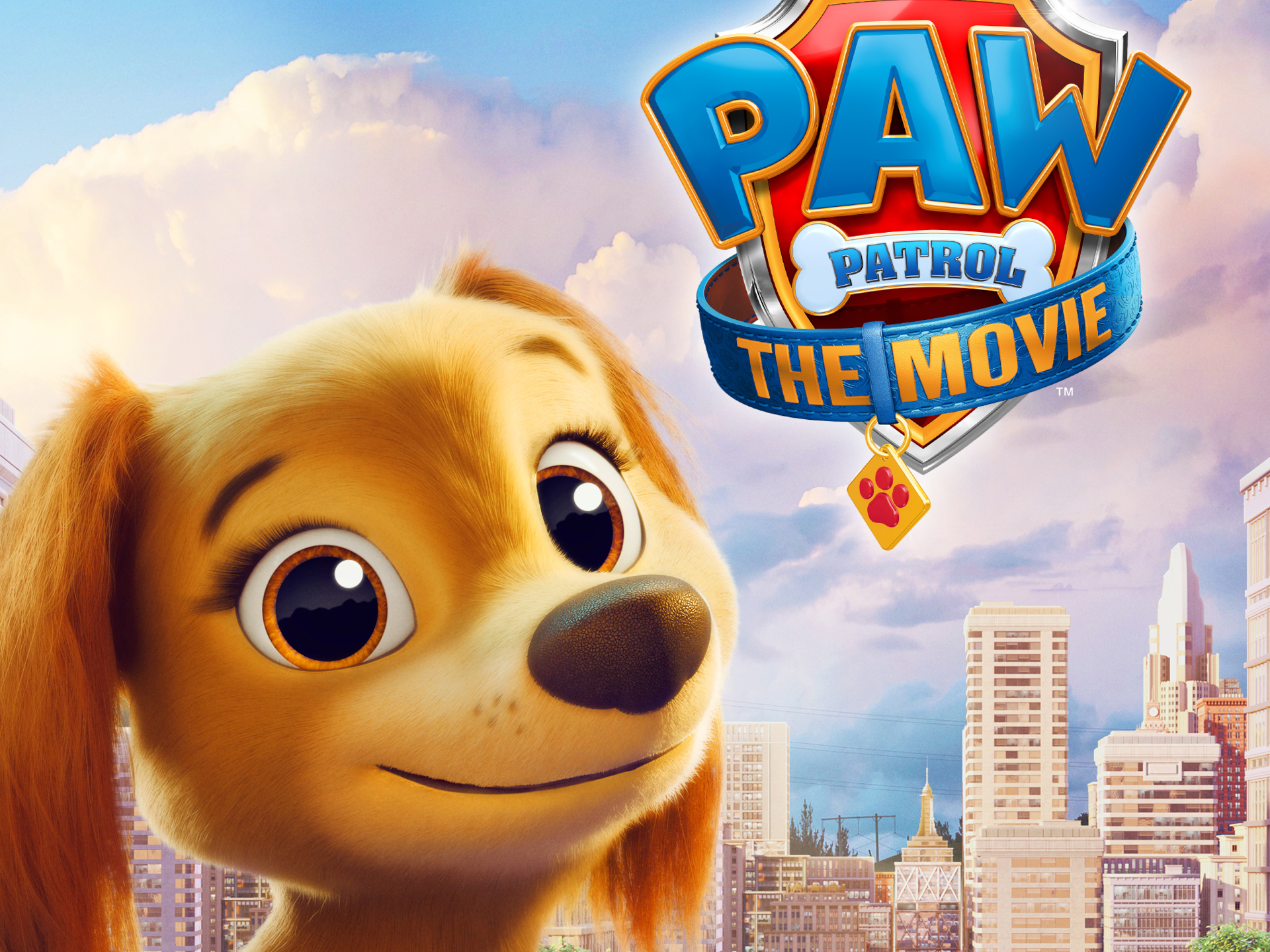 Paw Patrol: The Movie featuring Liberty and city HD Wallpaper