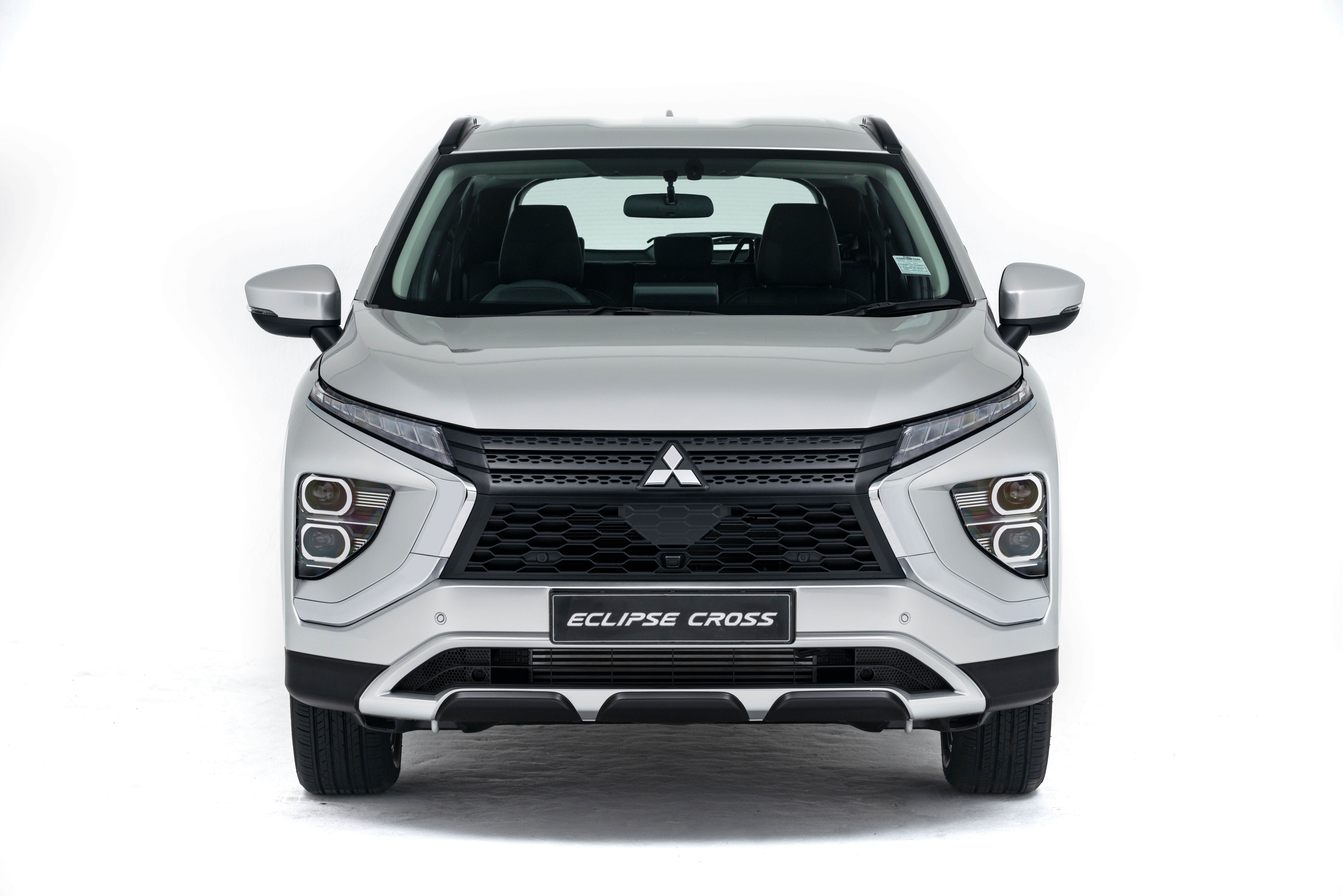 Mitsubishi Eclipse Cross 4K SUV front view HD Wallpaper