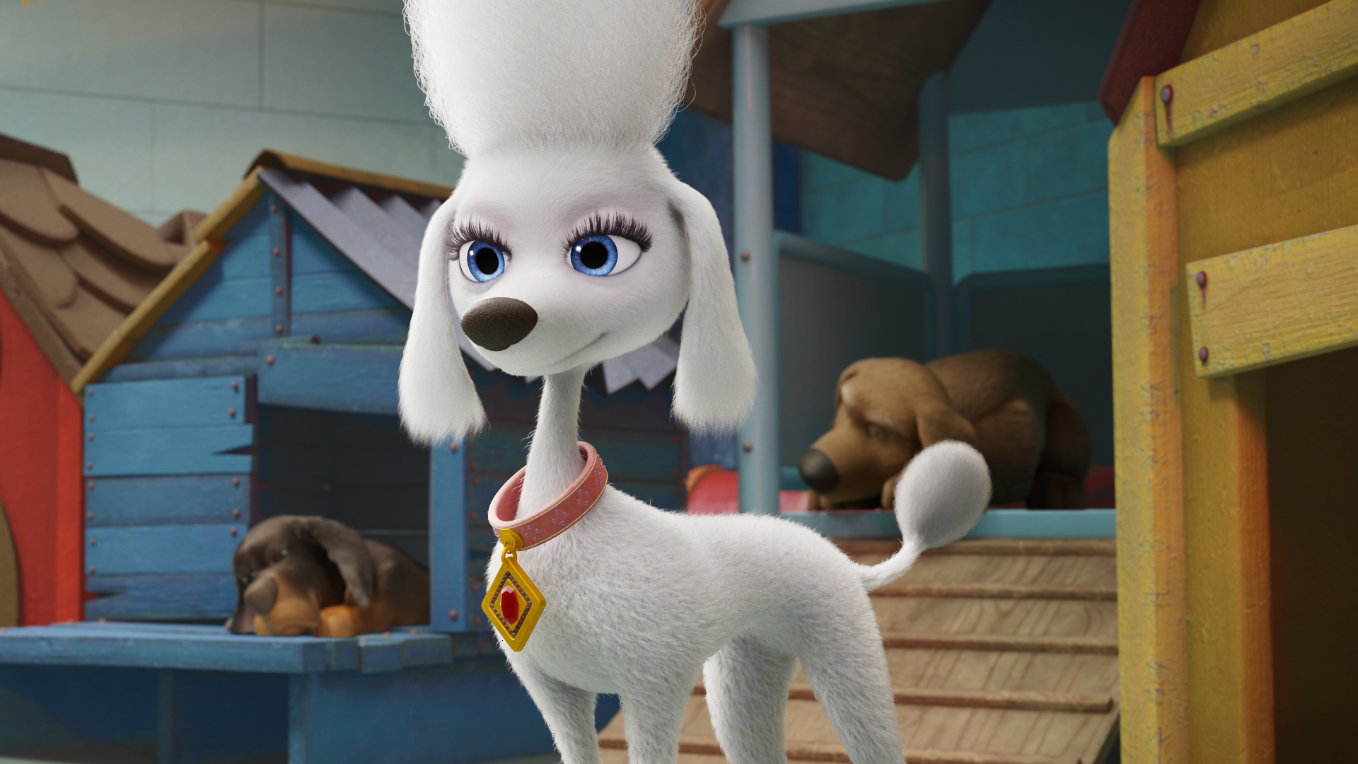 Paw Patrol: The Movie animated white poodle HD Wallpaper