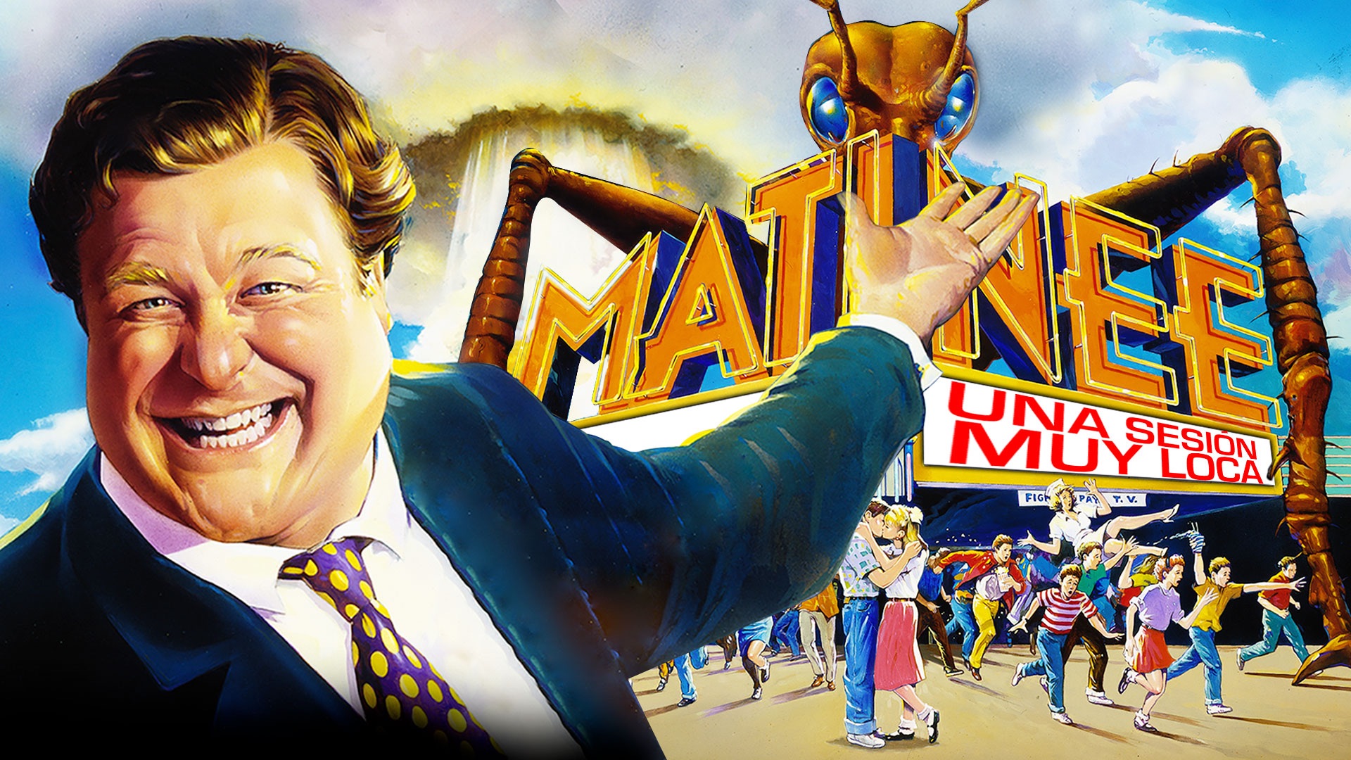 Matinee (1993) poster: John Goodman and giant ant HD Wallpaper