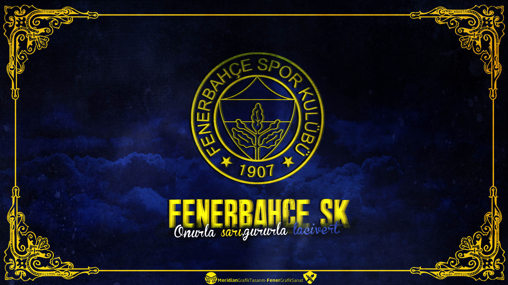 Fenerbahçe S.K. Soccer Logo Emblem HD Wallpaper