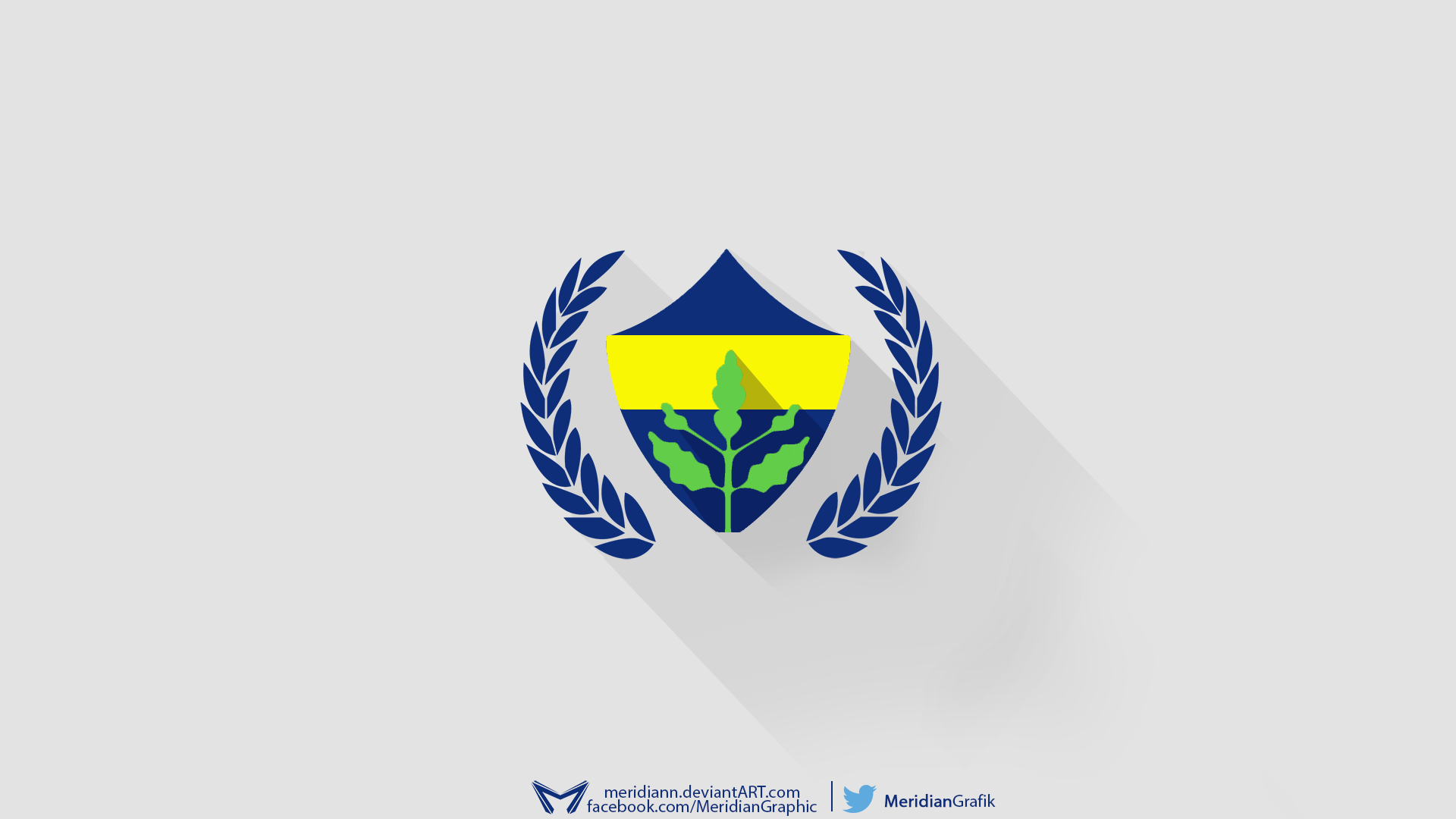 Fenerbahçe S.K. Soccer Emblem Flat Design HD Wallpaper