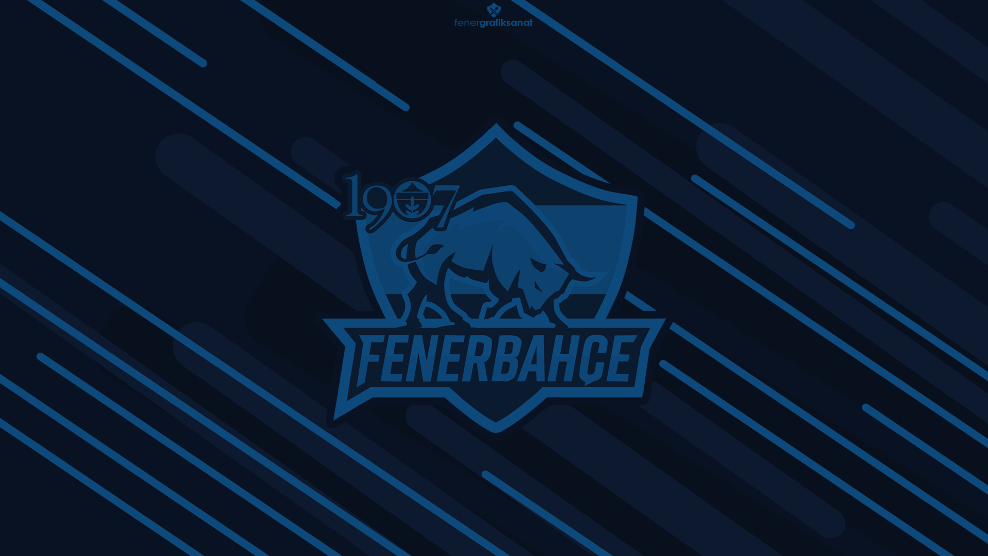 Fenerbahçe S.K. 1907 Bull Emblem Logo HD Wallpaper