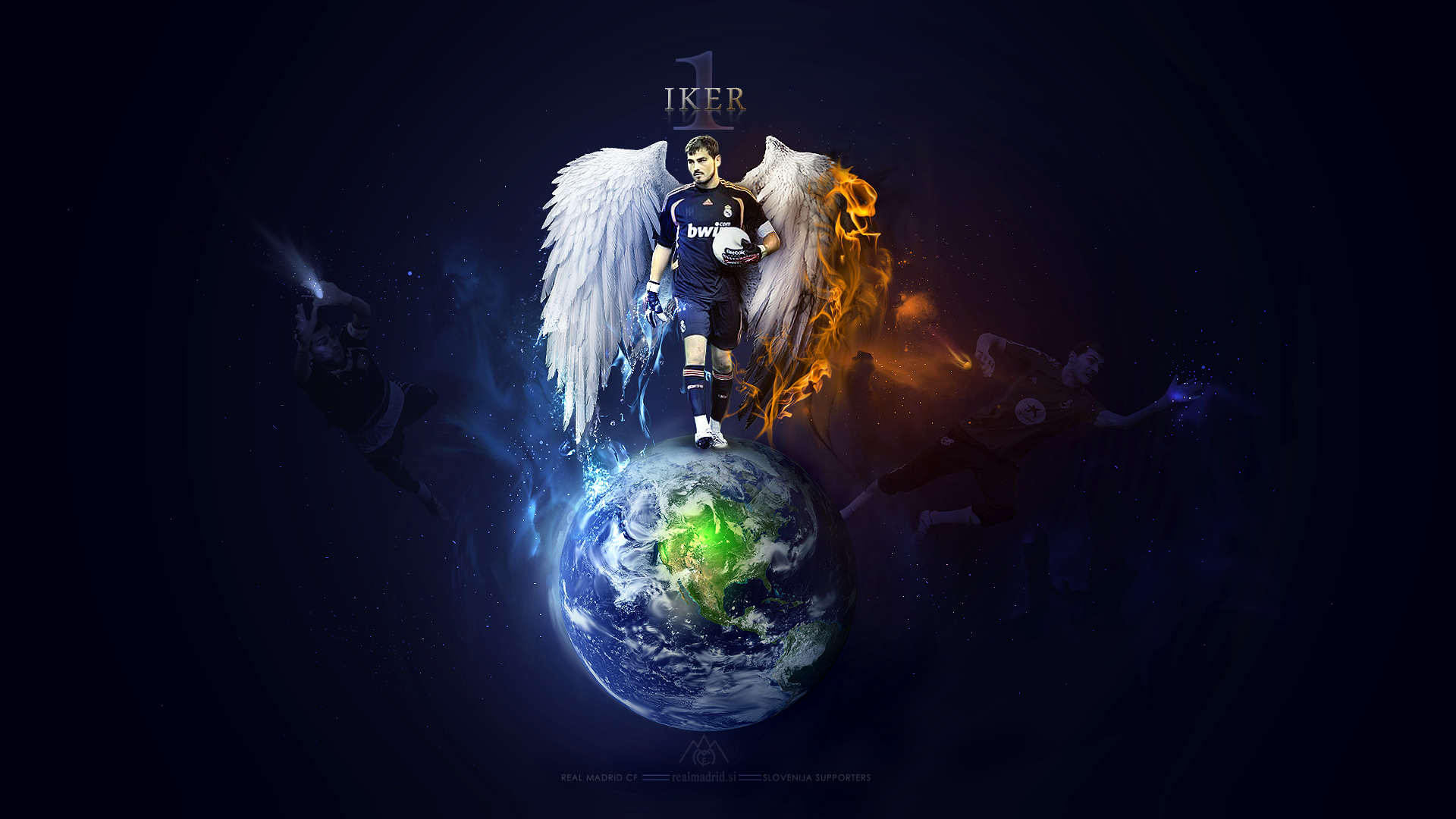 Iker Casillas: Real Madrid's Angelic Earth Guardian HD Wallpaper