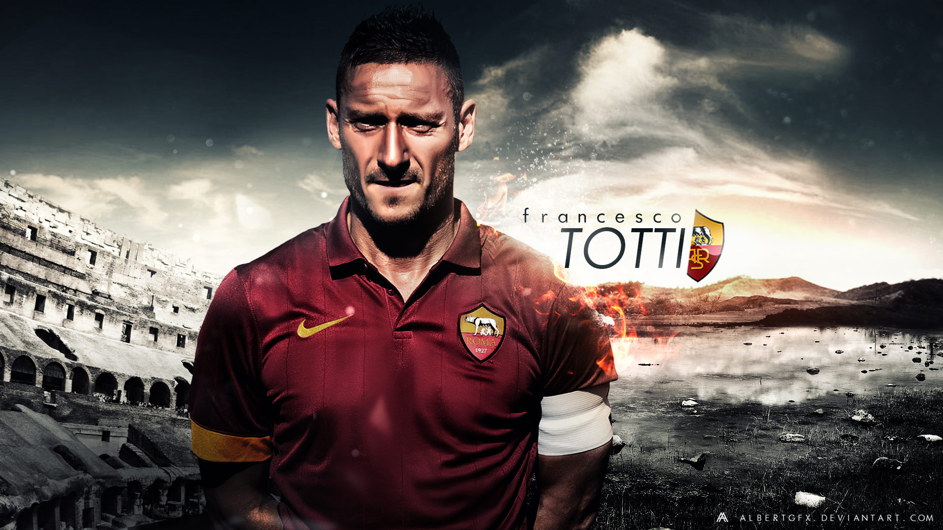 Francesco Totti HD, A.S. Roma, HD Wallpaper | Rare Gallery