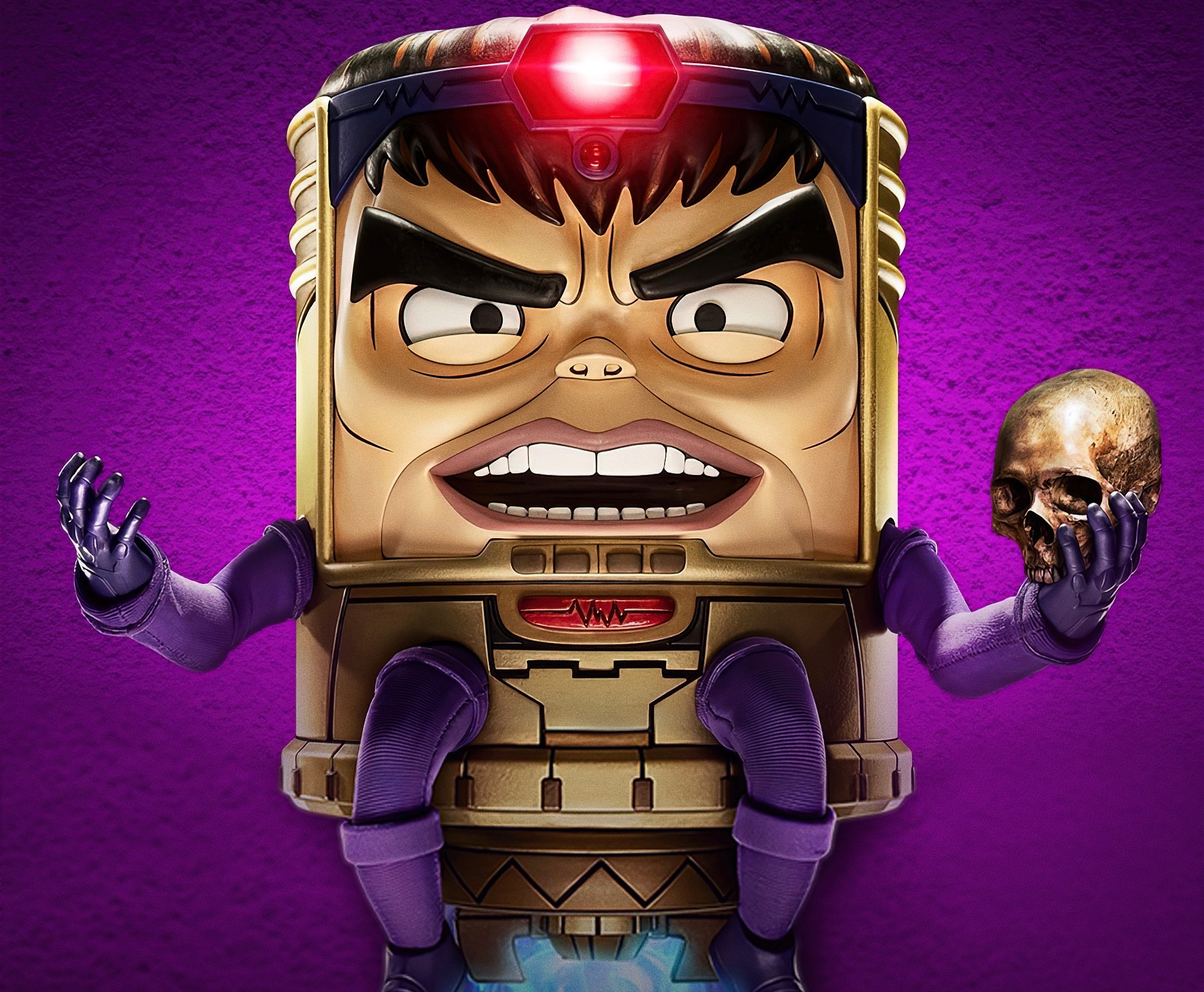 Marvel's M.O.D.O.K. holding a skull HD Wallpaper