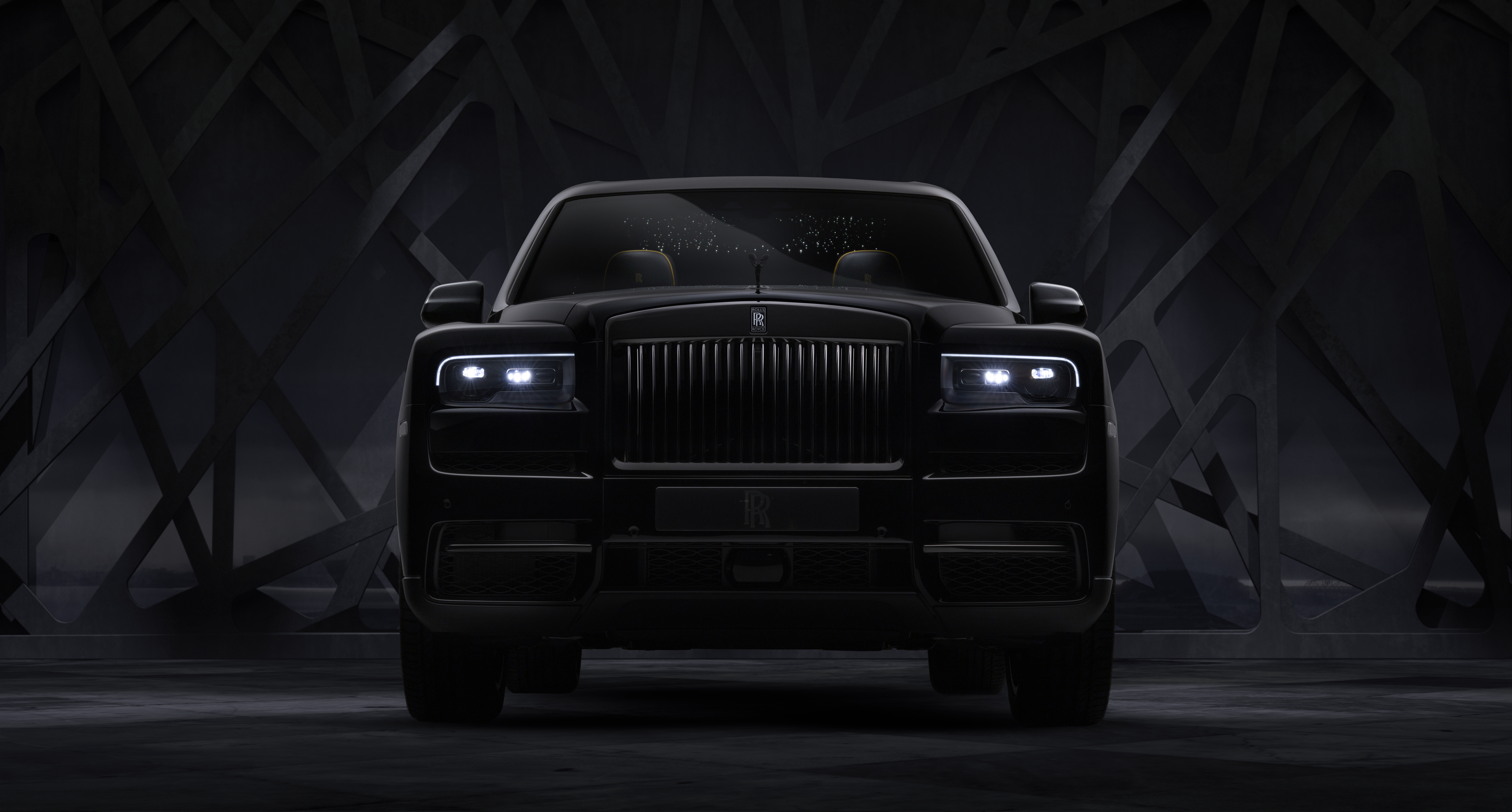 Dark Rolls-Royce Cullinan Luxury SUV HD Wallpaper