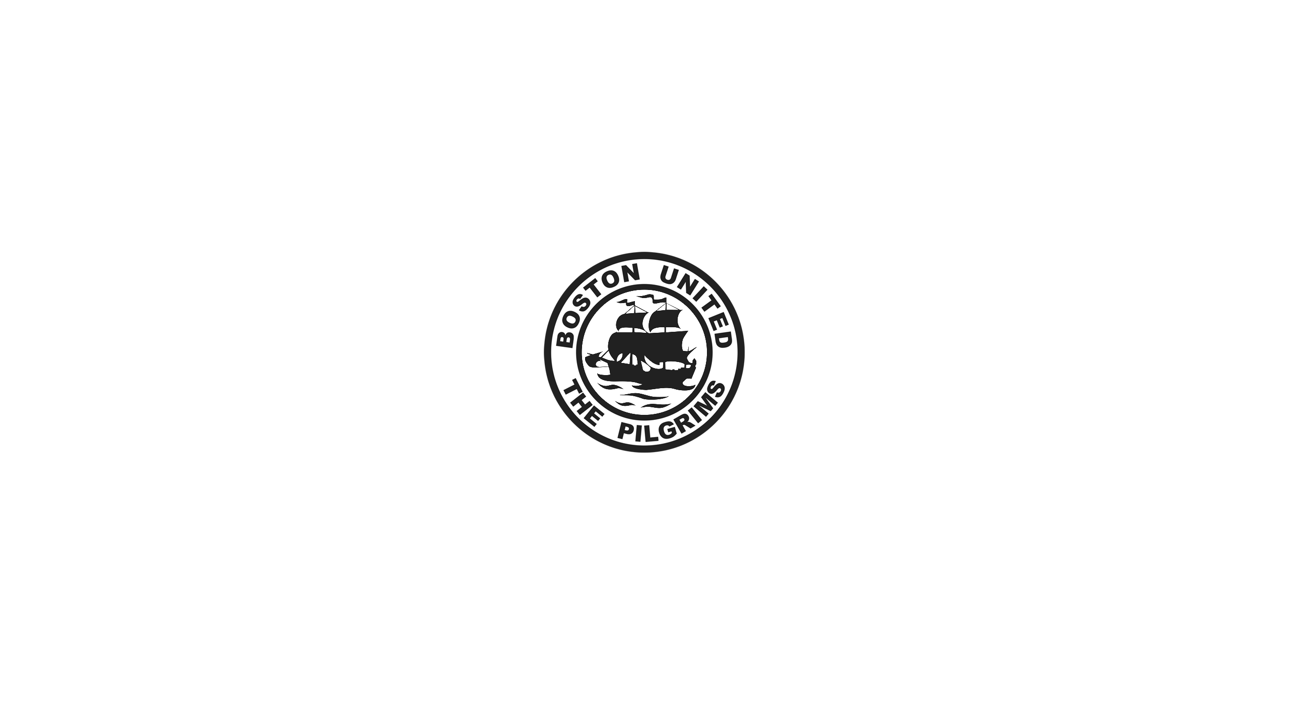 Boston United F.C. Pilgrims ship logo HD Wallpaper