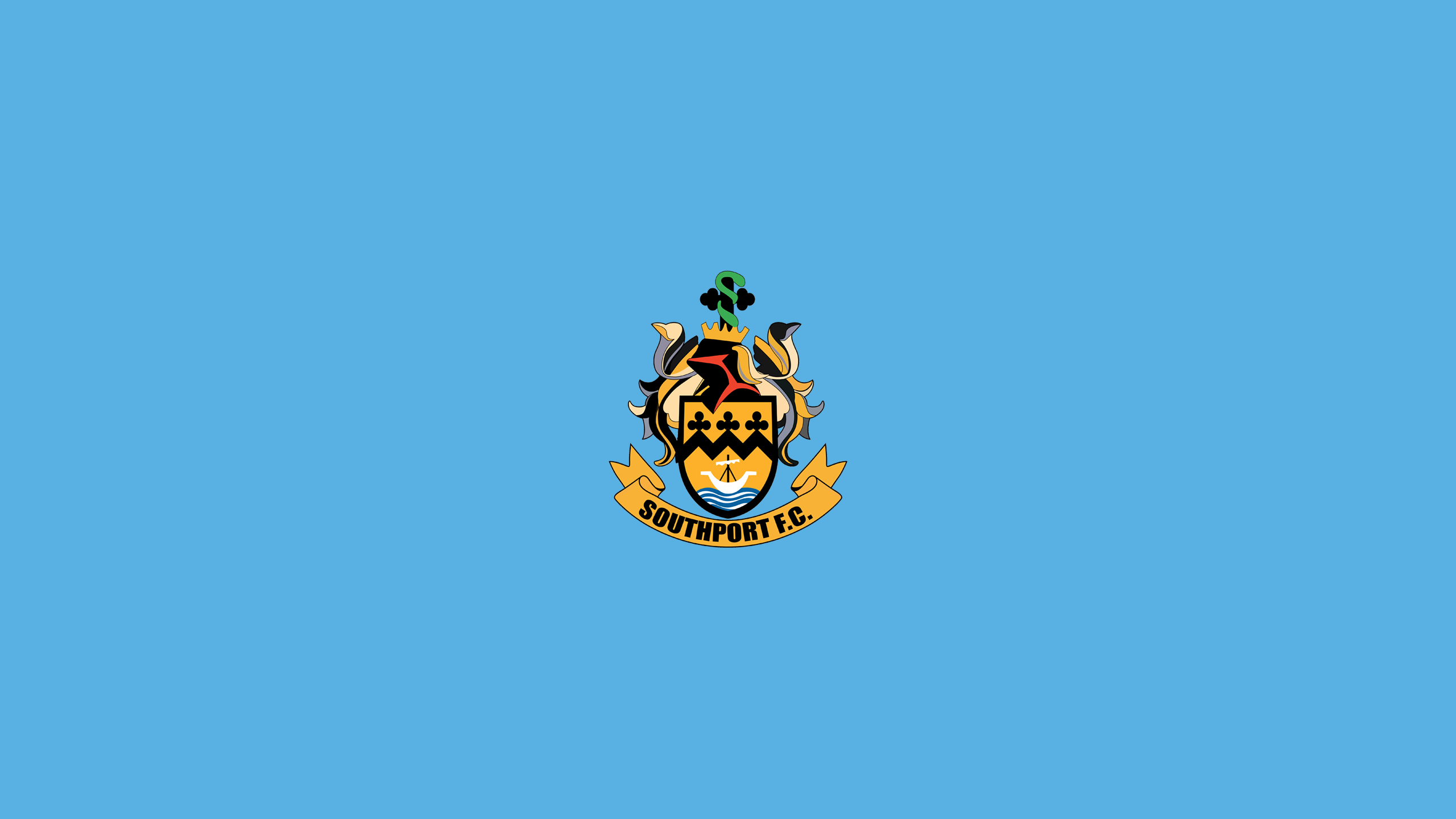 Southport F.C. Soccer Club Emblem Logo HD Wallpaper