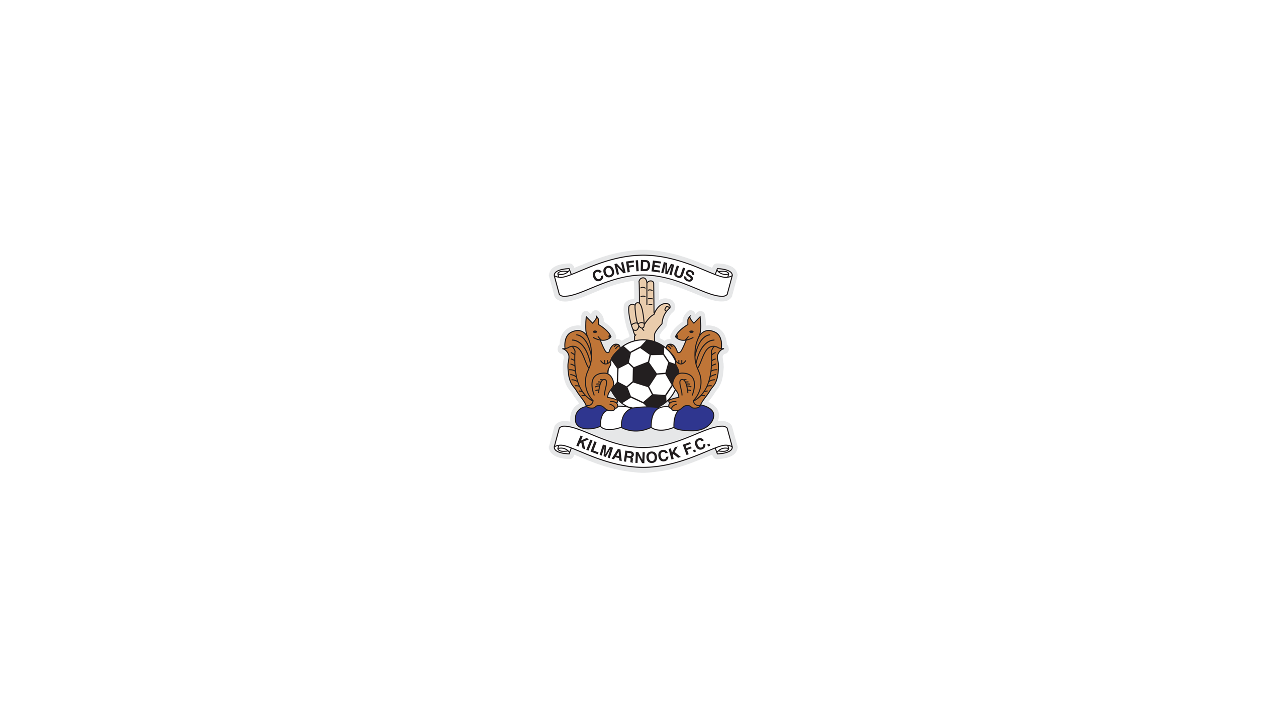 Kilmarnock F.C. Soccer Emblem Logo HD Wallpaper