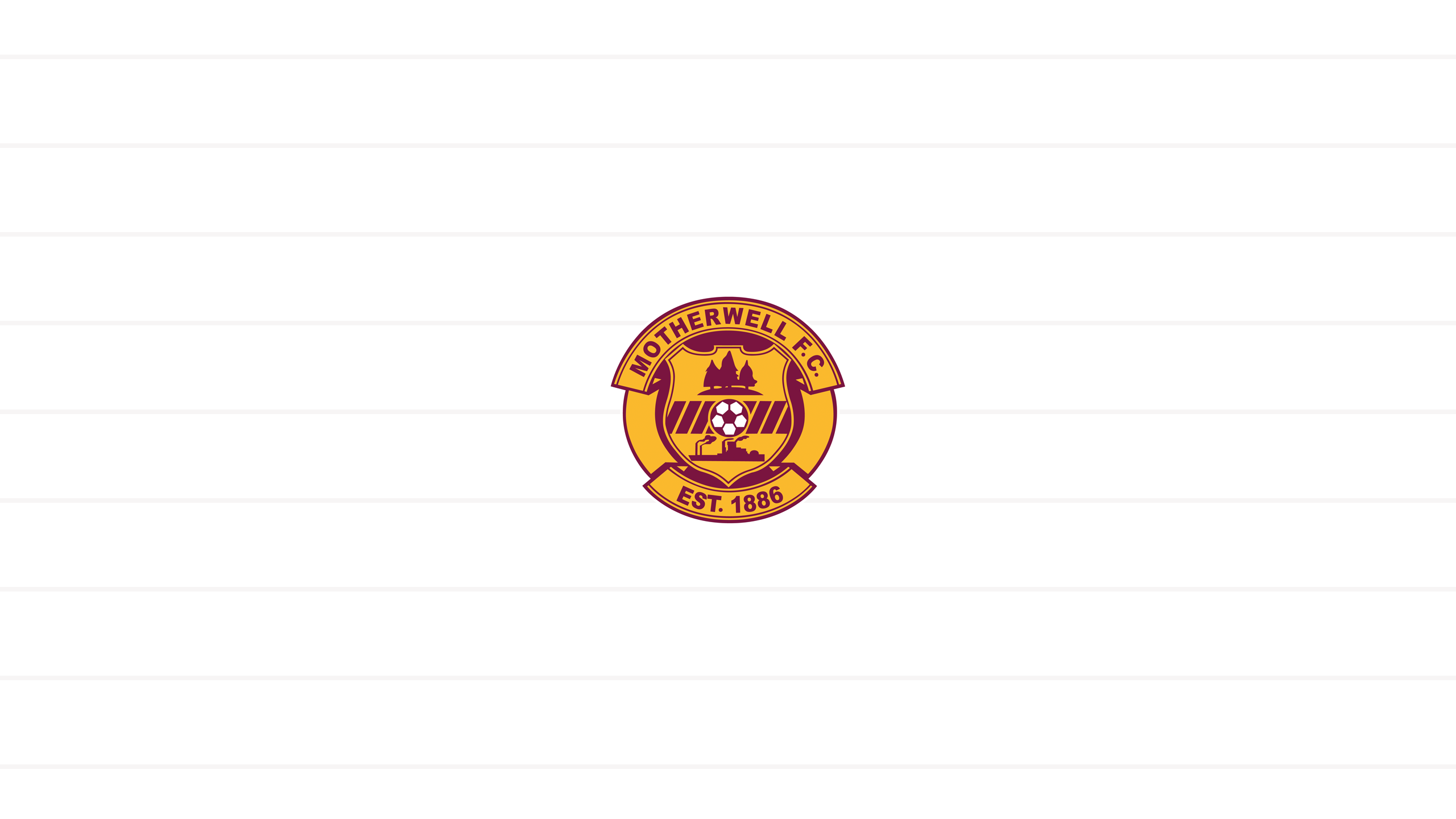 Motherwell F.C. Soccer Logo HD Wallpaper