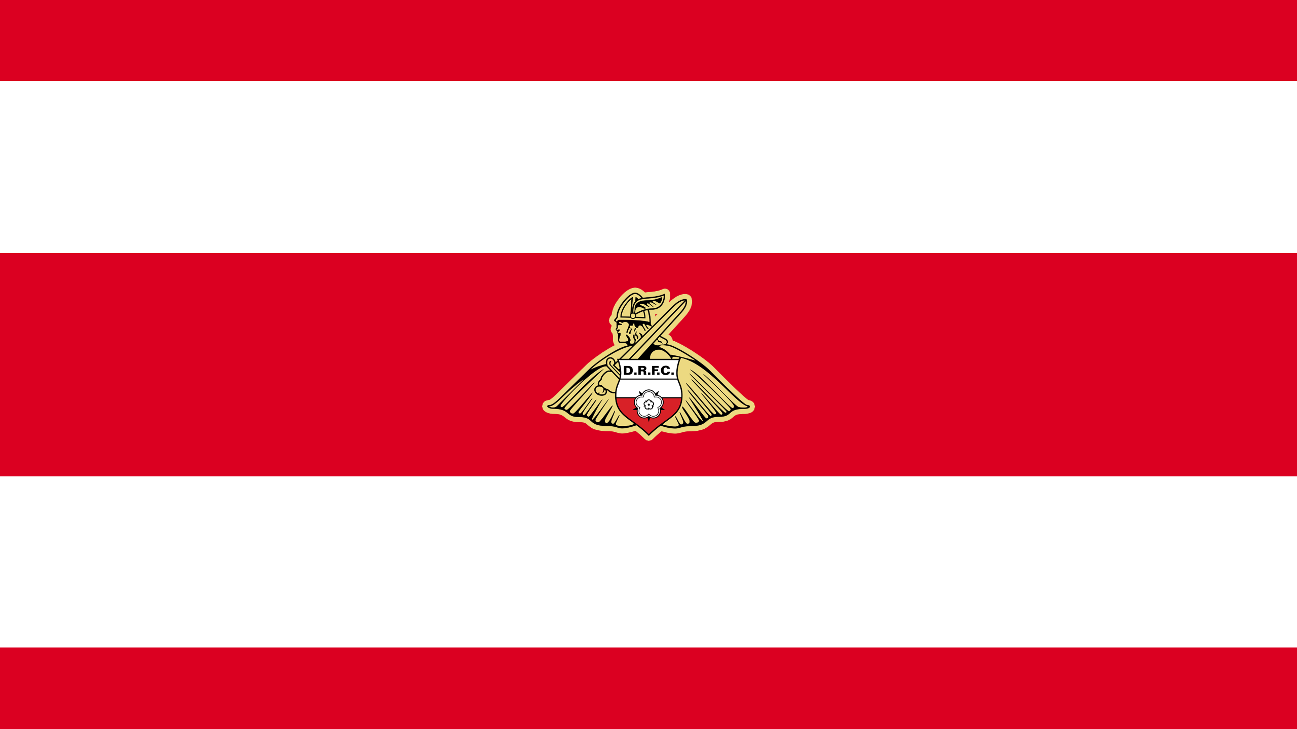 Doncaster Rovers F.C. Flag with Emblem HD Wallpaper
