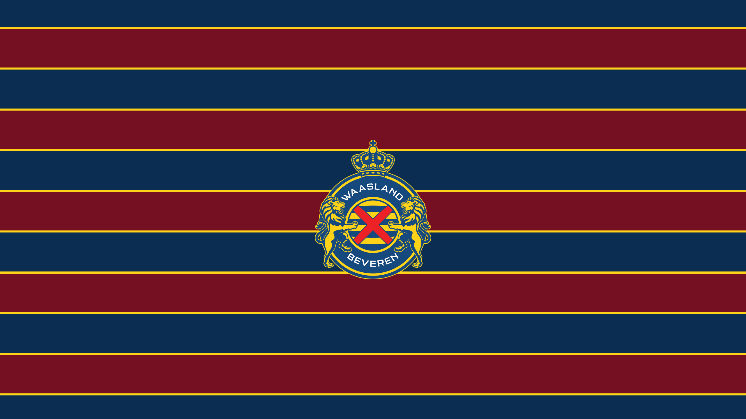 Waasland-Beveren Soccer Club Emblem Logo HD Wallpaper