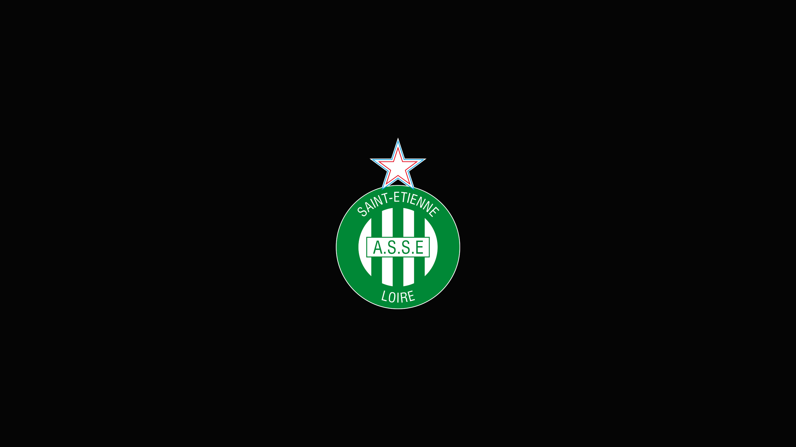 AS Saint-Étienne Soccer Logo HD Wallpaper