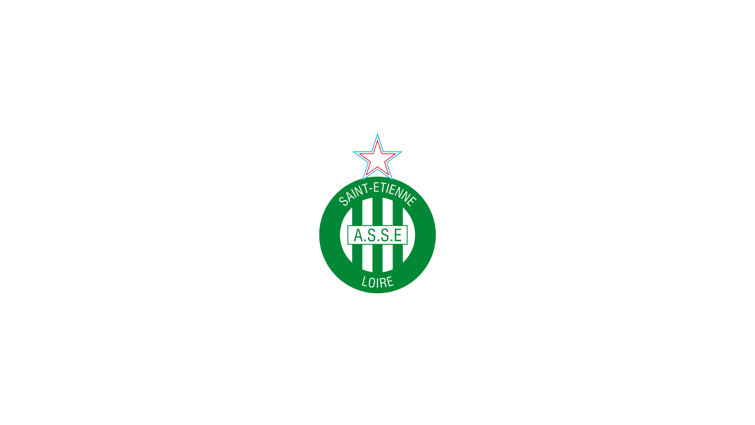 AS Saint-Étienne Soccer Club Logo Emblem HD Wallpaper