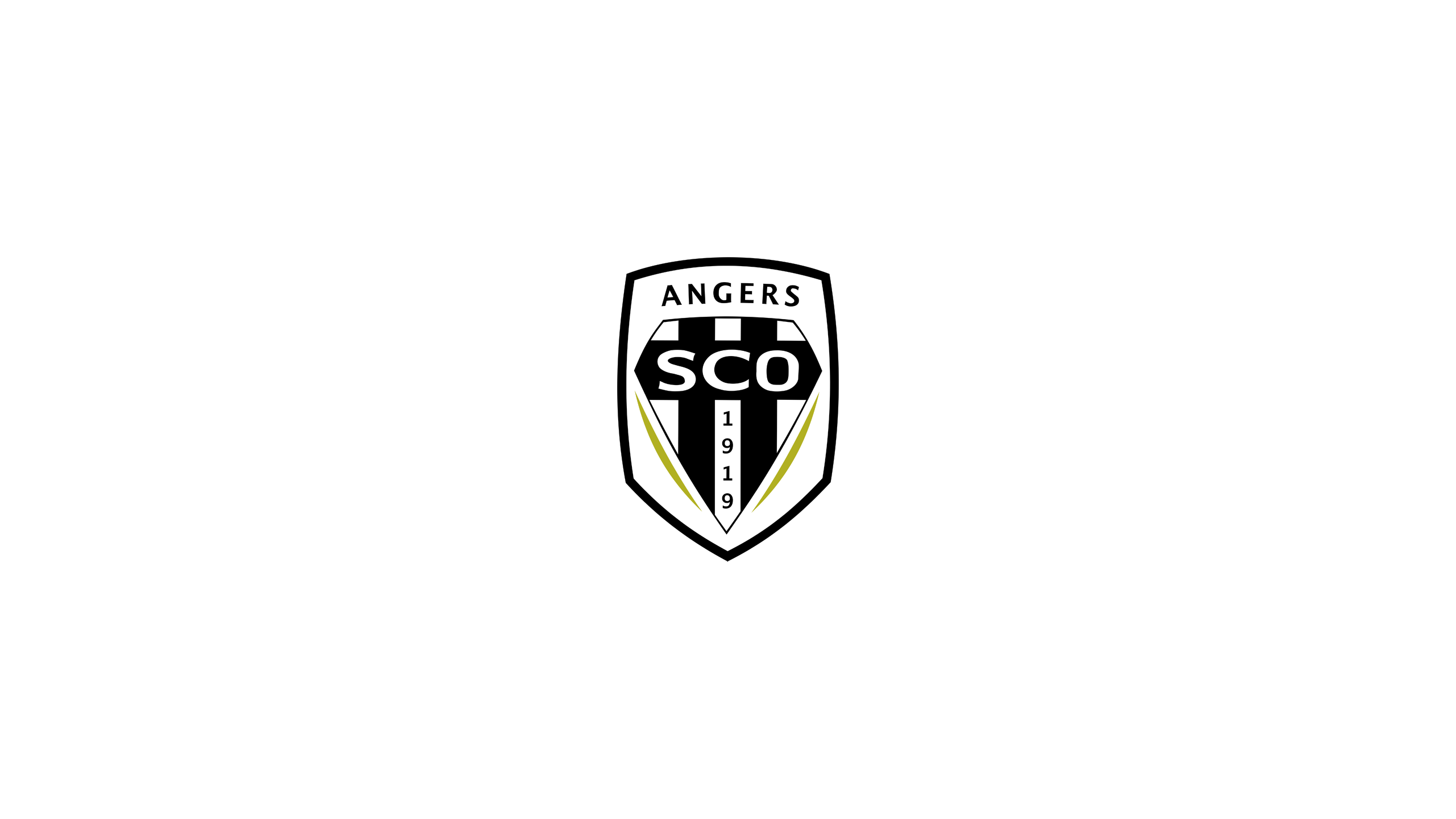 Angers SCO Soccer Club Logo Emblem HD Wallpaper