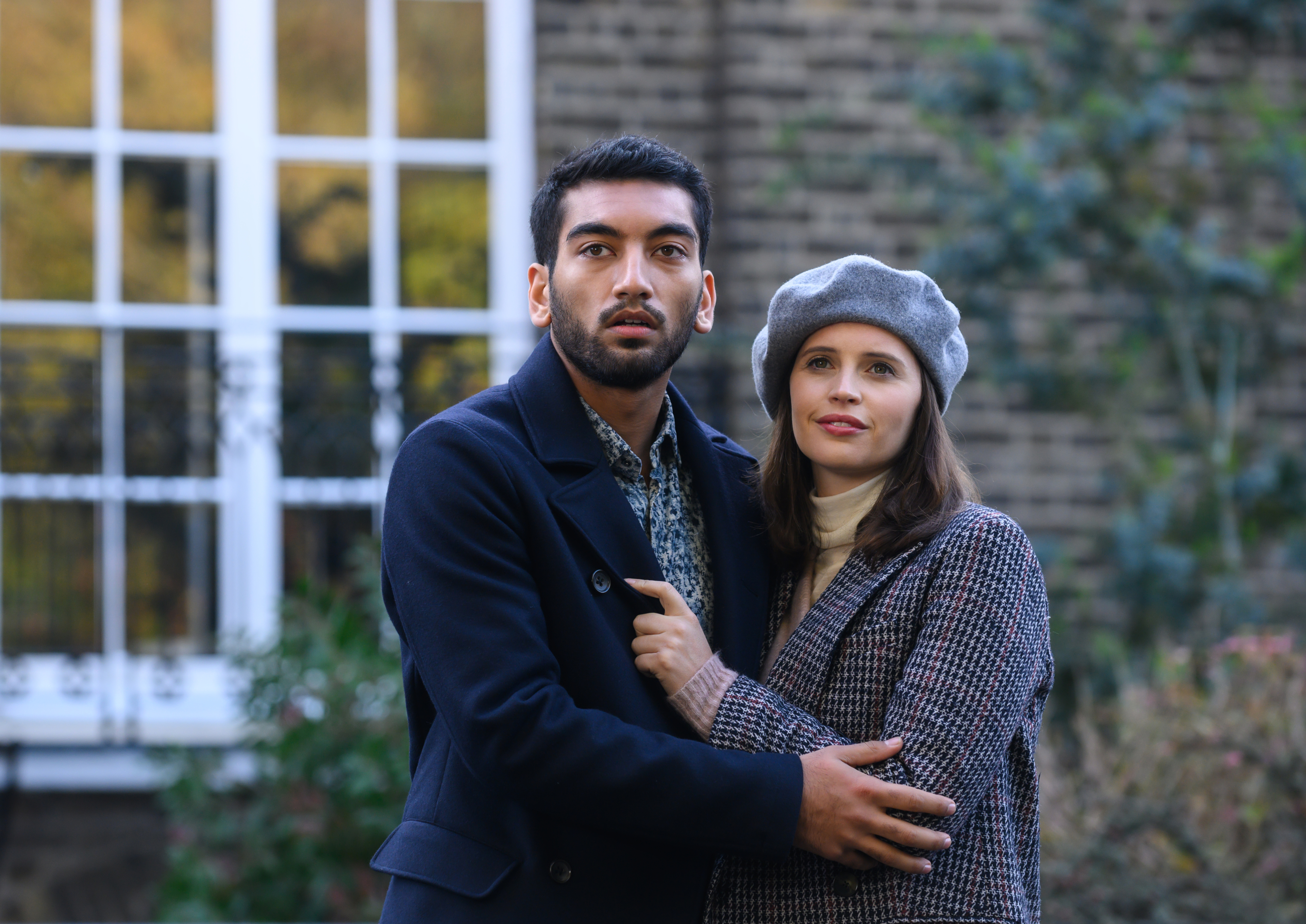 Felicity Jones and Nabhaan Rizwan in Last Letter From Your Lover HD Wallpaper