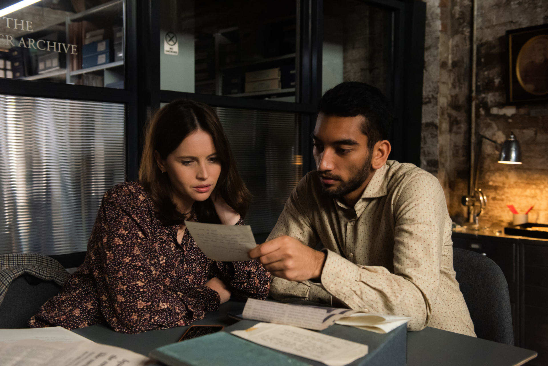 Felicity Jones and Nabhaan Rizwan in Last Letter From Your Lover HD Wallpaper
