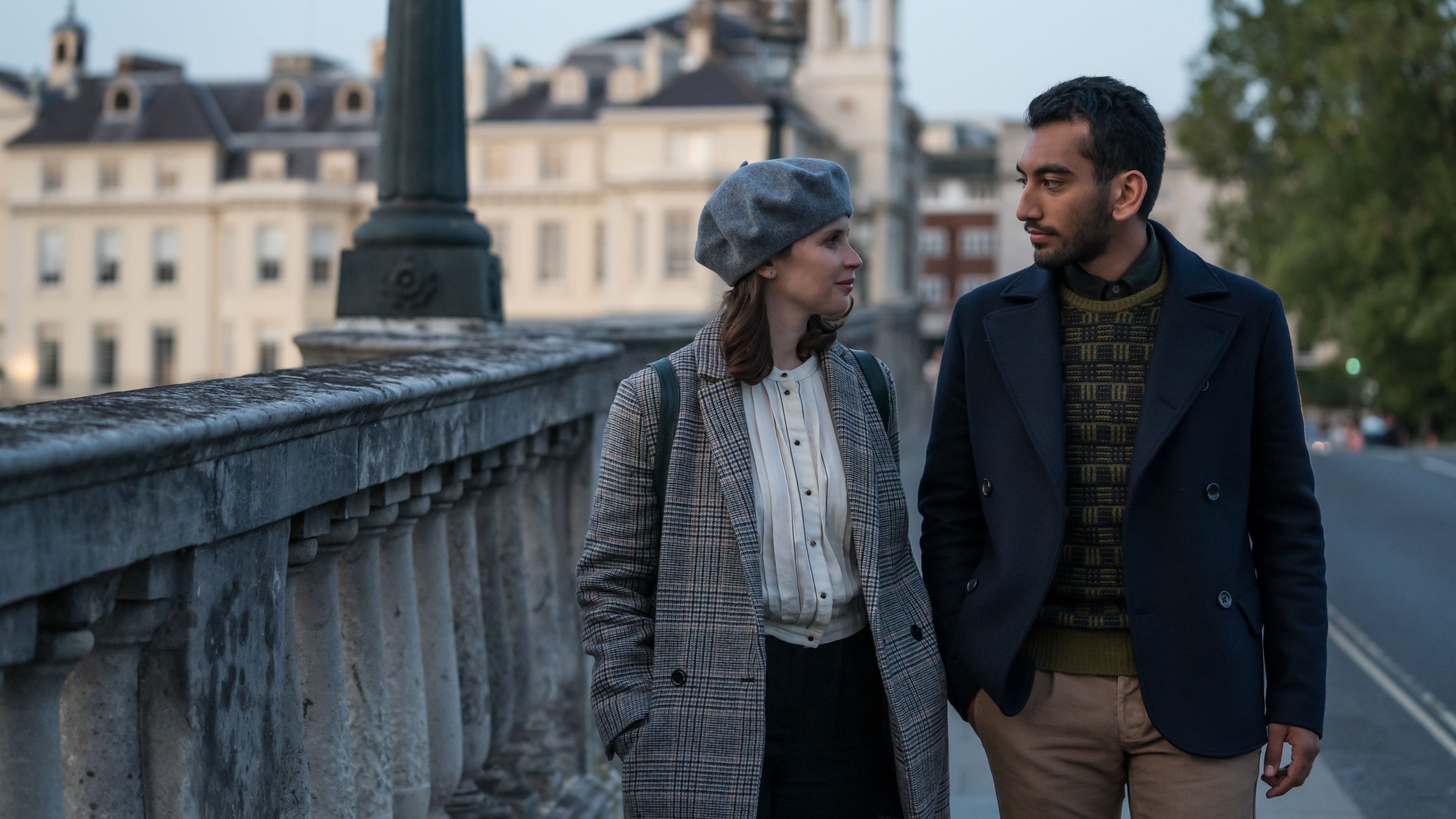 Felicity Jones and Nabhaan Rizwan in Last Letter From Your Lover HD Wallpaper