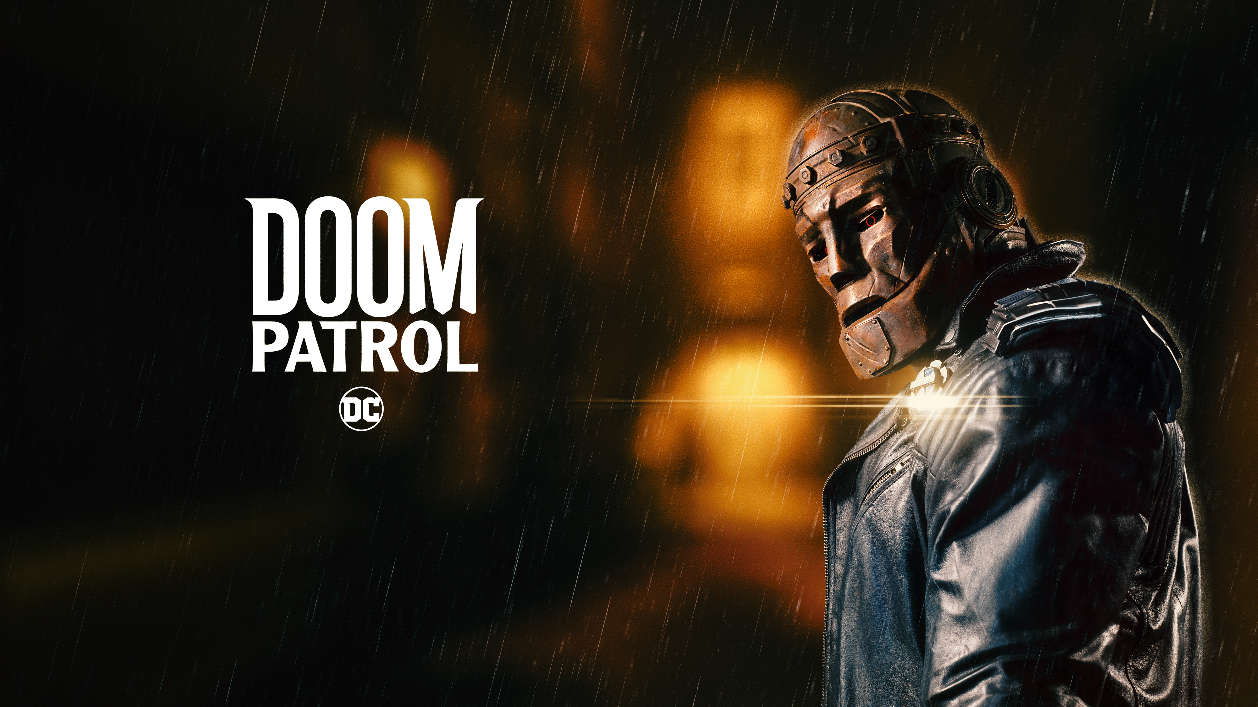 Robotman from Doom Patrol in the rain 4K HD Wallpaper