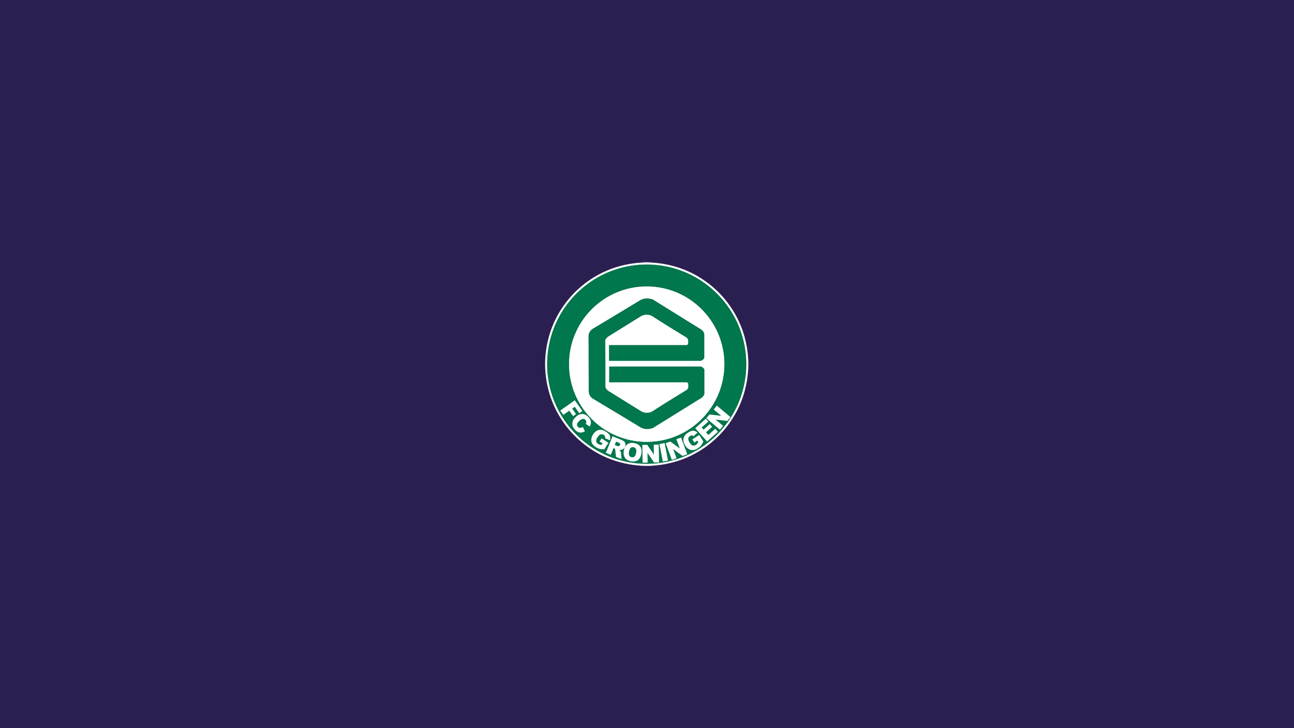 FC Groningen logo on purple background HD Wallpaper