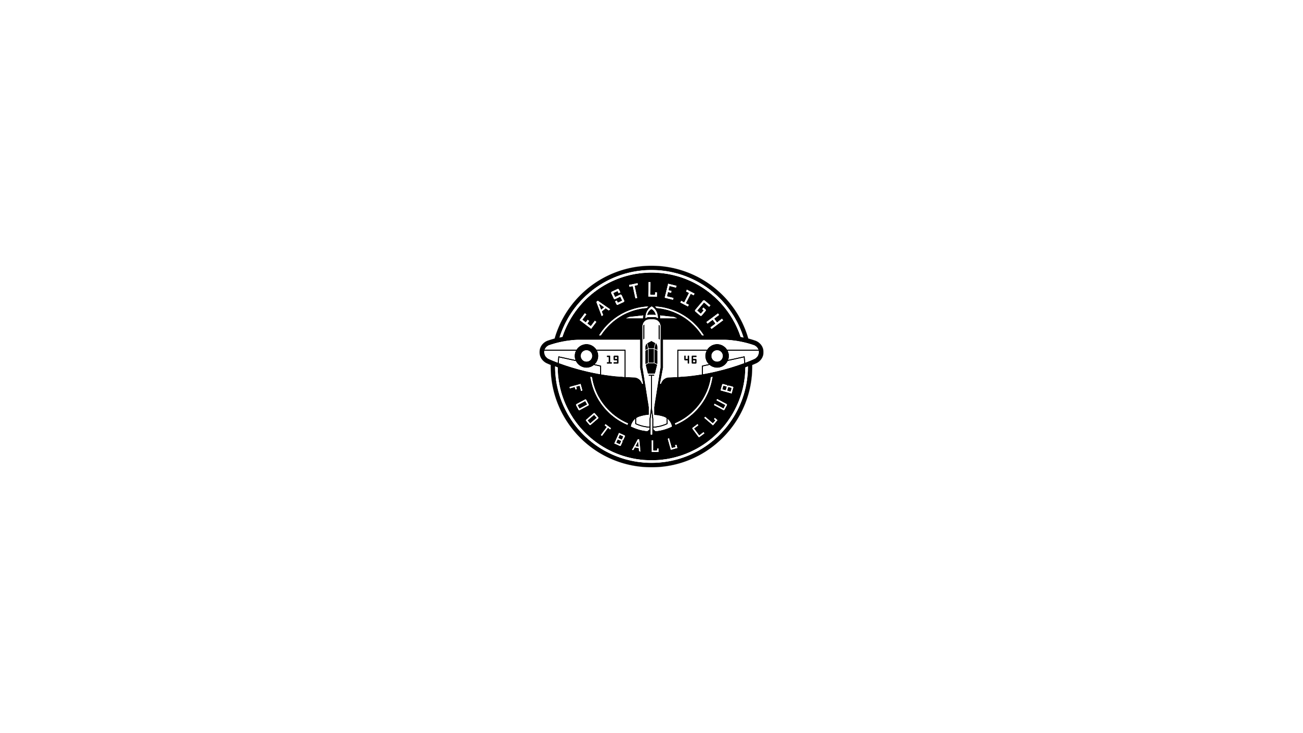 Eastleigh Football Club Logo with Airplane HD Wallpaper